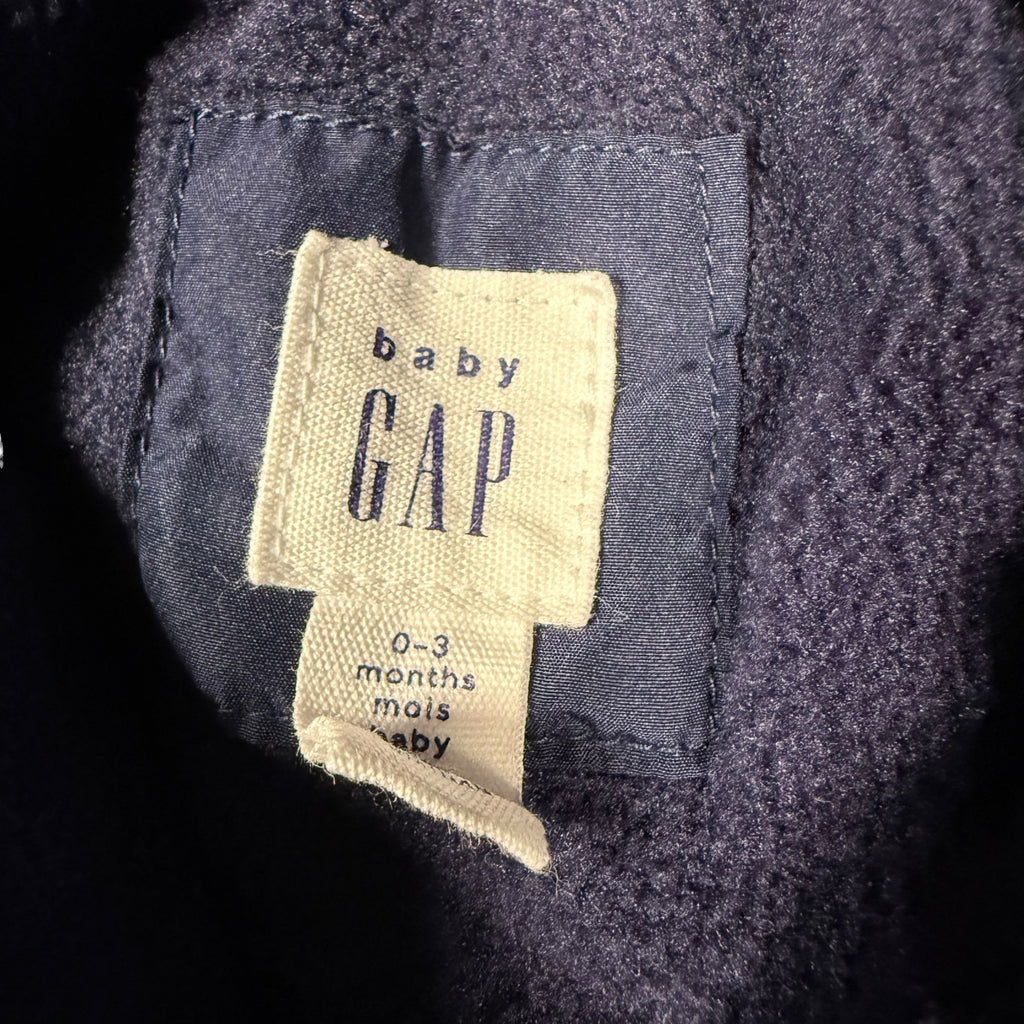 Baby Gap Quilted Hooded Bunting - Navy - 0-3 Months - Ready Kids Canada