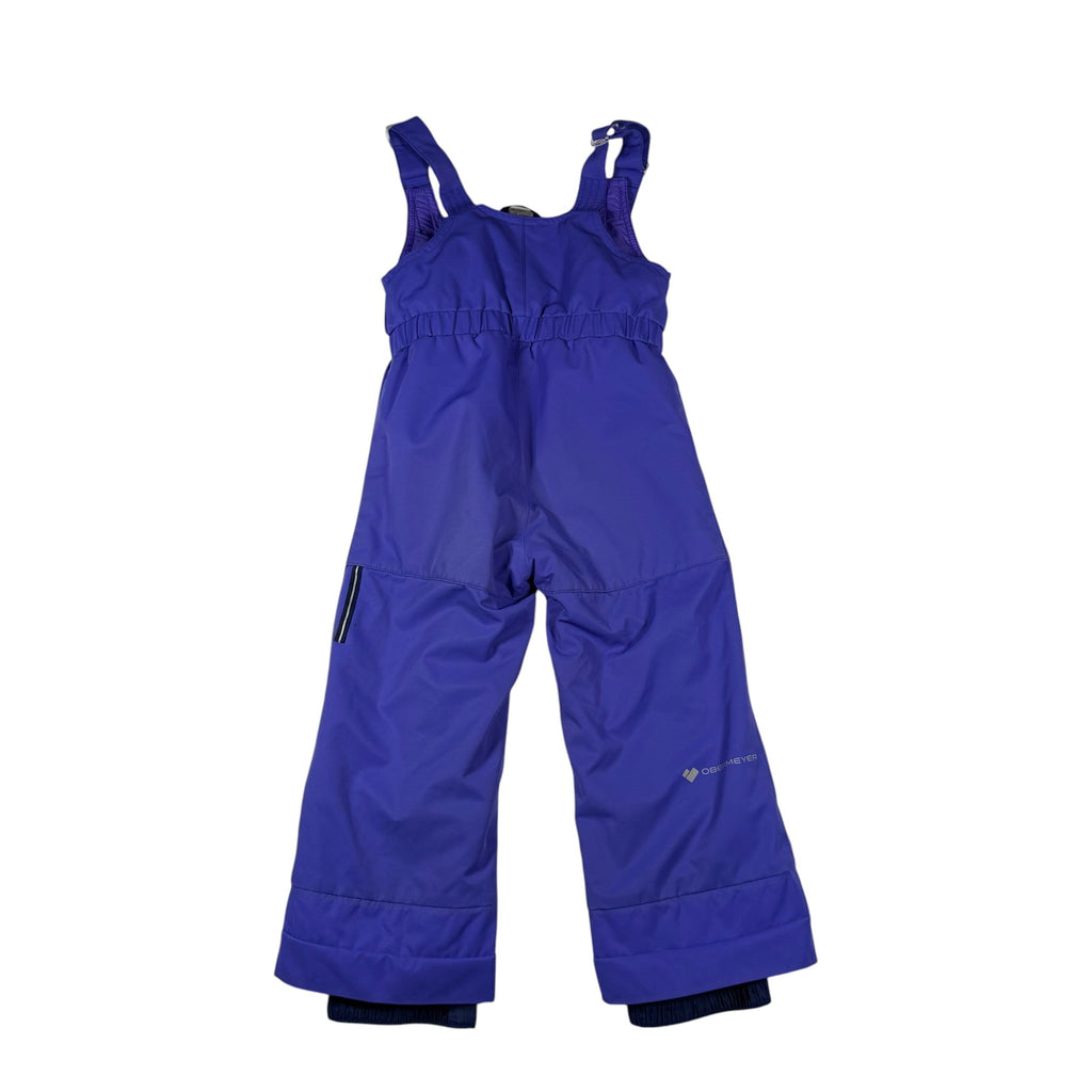 Obermeyer Kids' Snoverall Insulated Bib Snow Pants Size 4 Purple - Ready Kids Canada