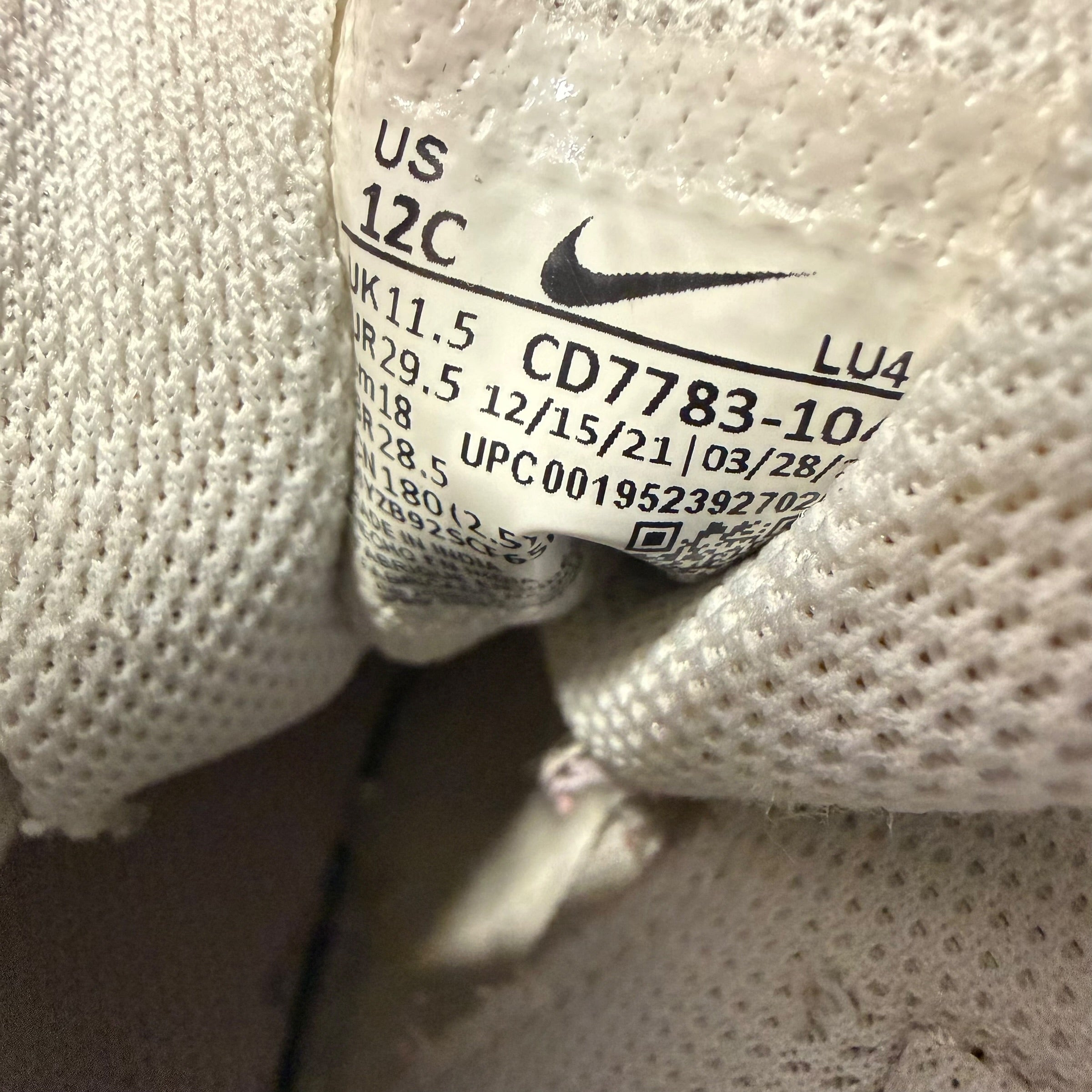 Nike White Pink Burgundy High-Top Sneakers Kids US 12C - Ready Kids Canada