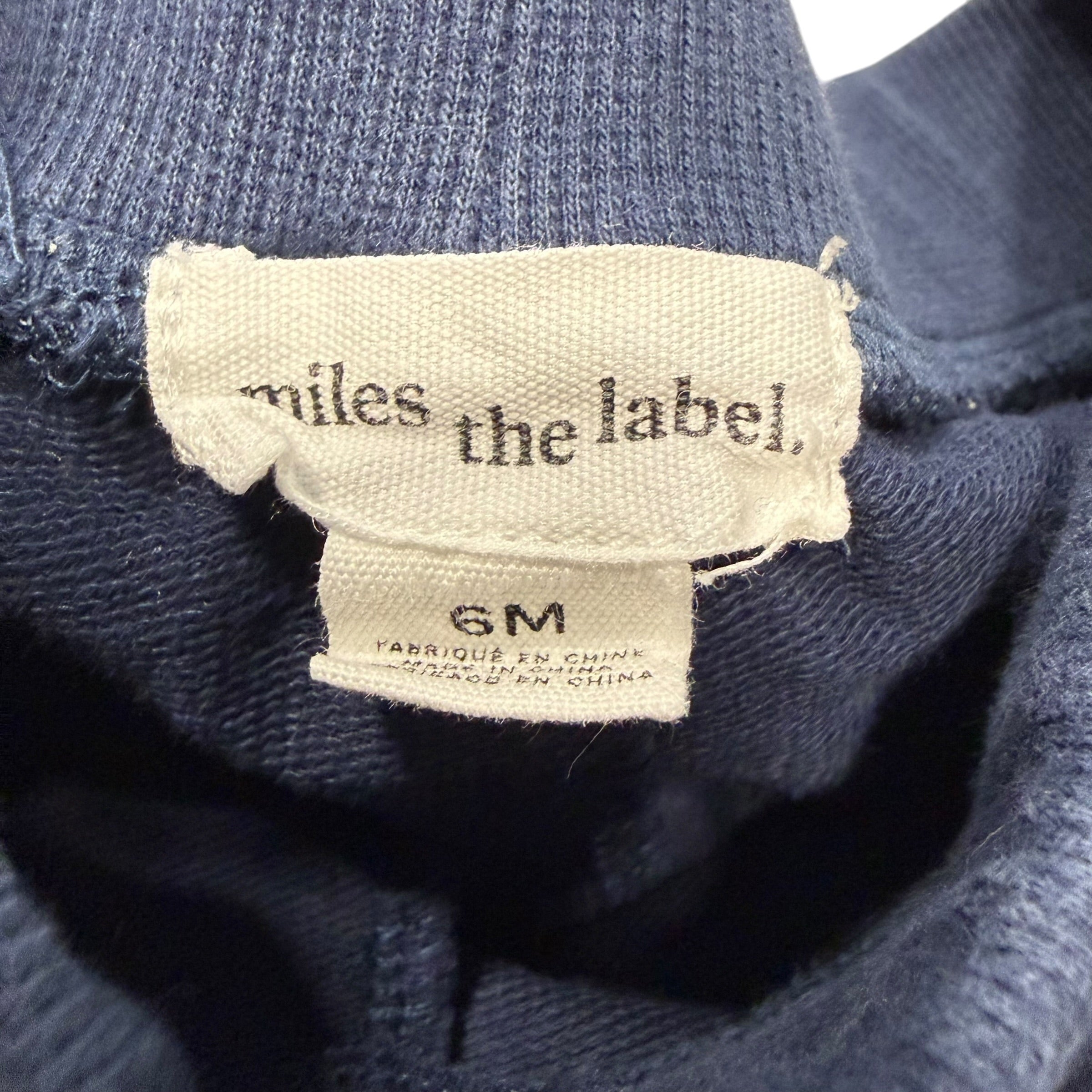 Miles The Label "Go Tigers" Sweatshirt and Joggers 2-Piece Set in Navy Blue (Size 6 Months) - Ready Kids Canada
