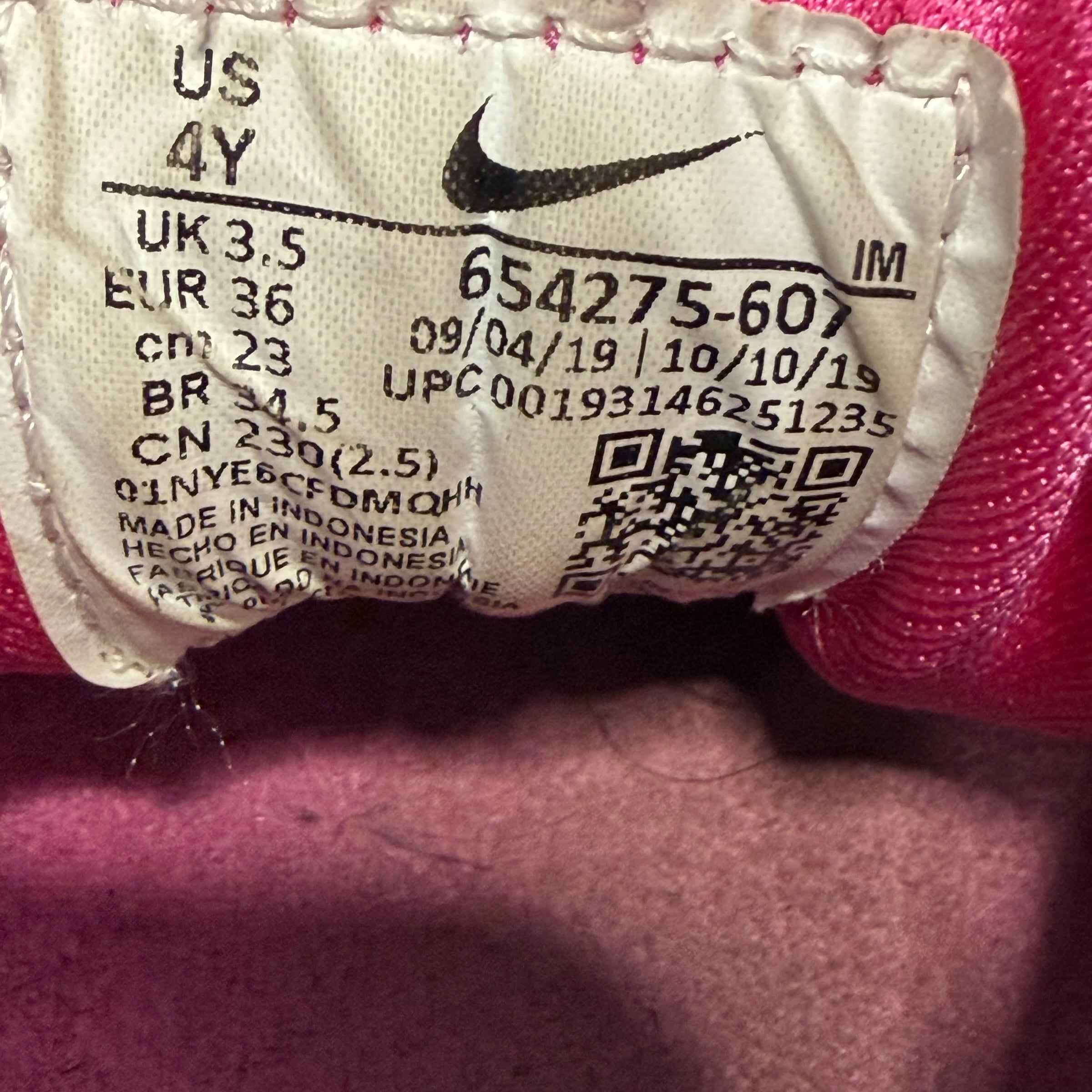Nike Air Huarache Run "Pink Foam" Lifestyle Sneakers - US 4Y Big Kids / Youth (Women's 5.5) - Ready Kids Canada