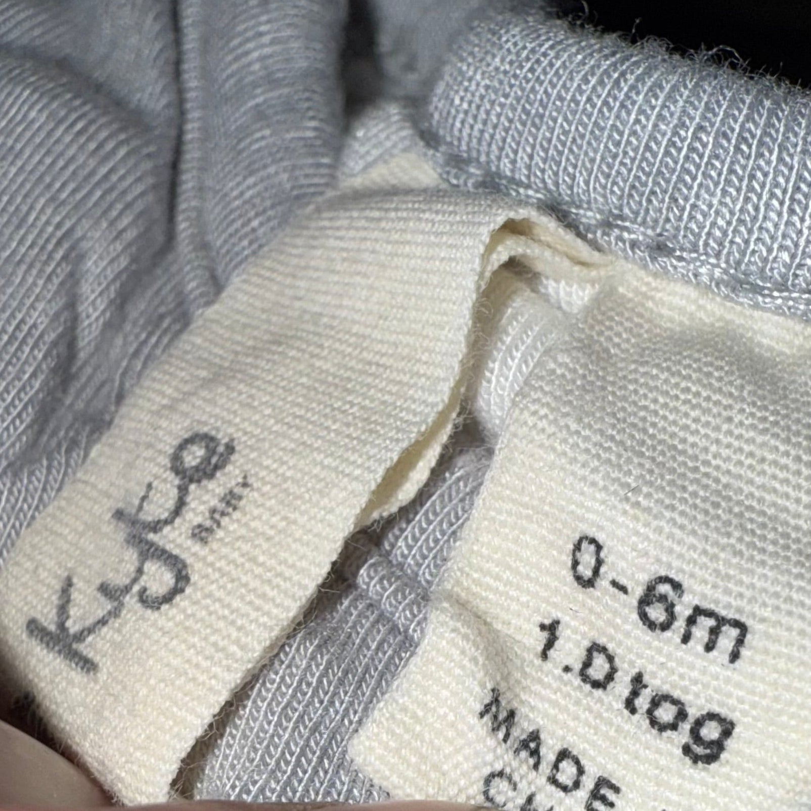 Kyte baby sleep sack 0-6 months gray 1.0 TOG bamboo rayon