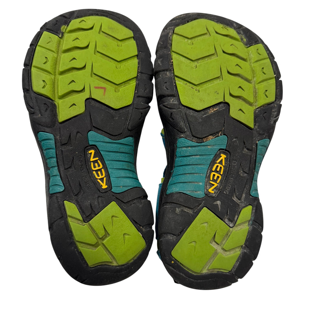 Keen  Newport H2 Big Kid Size 3 Hawaiian Blue Green Hiking Sandals - Ready Kids Canada