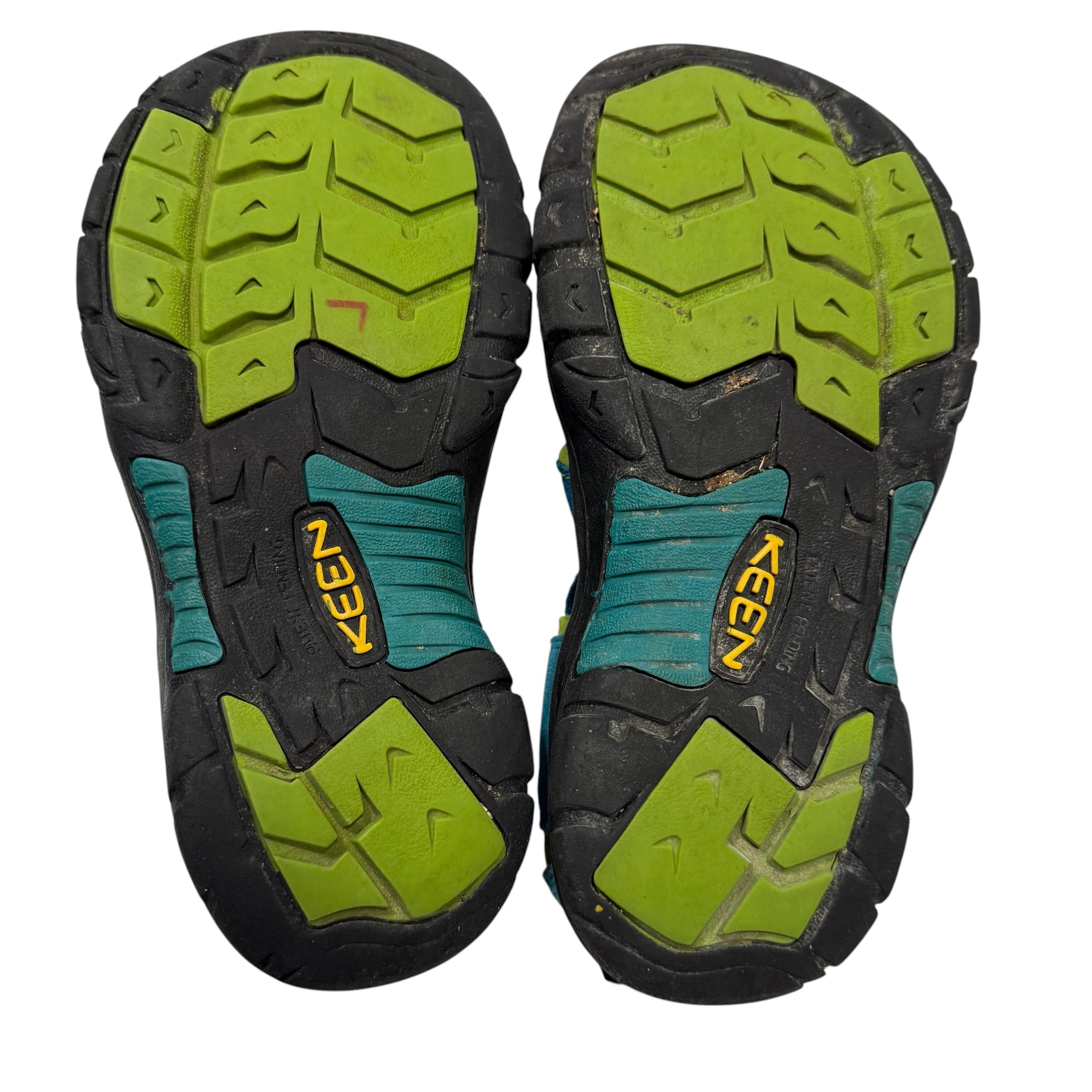 Keen  Newport H2 Big Kid Size 3 Hawaiian Blue Green Hiking Sandals - Ready Kids Canada