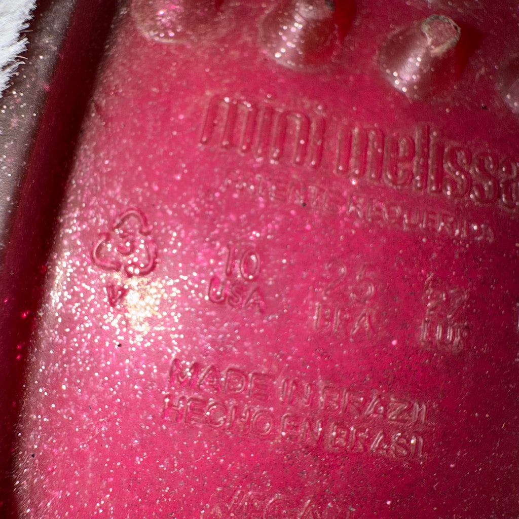 Mini Melissa little kid 10 sandals shoes jelly flats