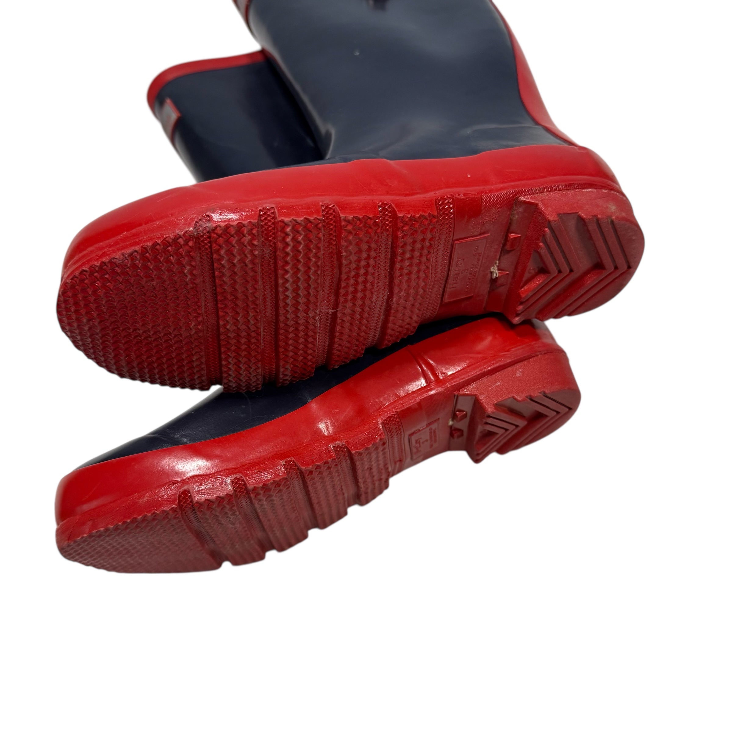 Navy Red Hatley Big Kid 3 Rain Boots