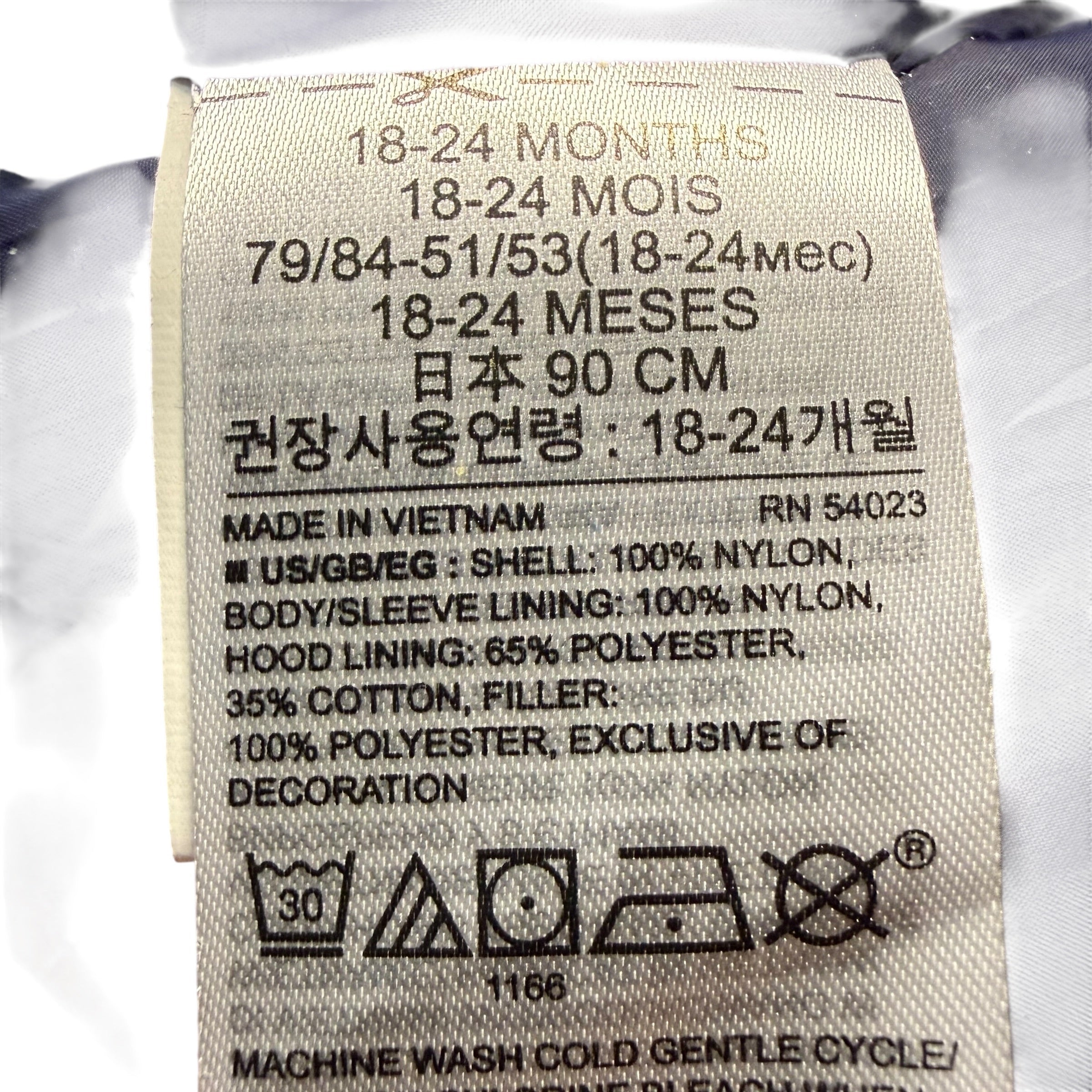 Baby GAP Recycled Primaloft 18-24 Month “Warm” Snowsuit With Fold Over Hands and Feet