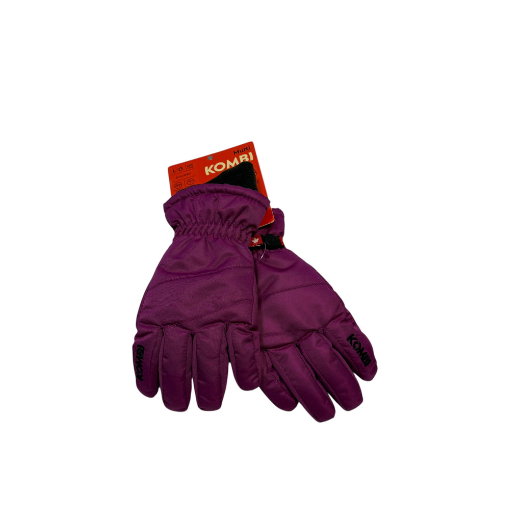 Kombi Multi Large Kids Purple Gloves 11-12 Years NEW BNWT