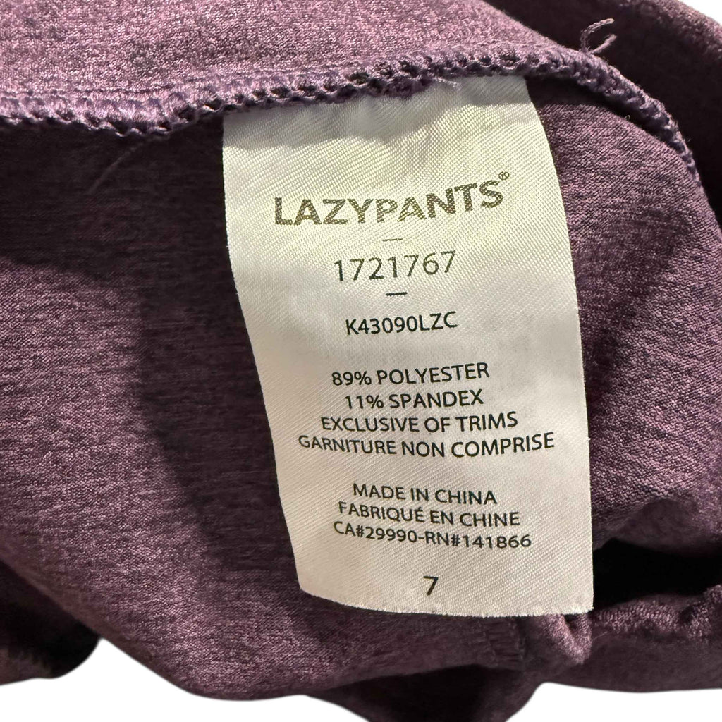 Lazy Pants Purple Leggings Girls Size 7 - Ready Kids Canada