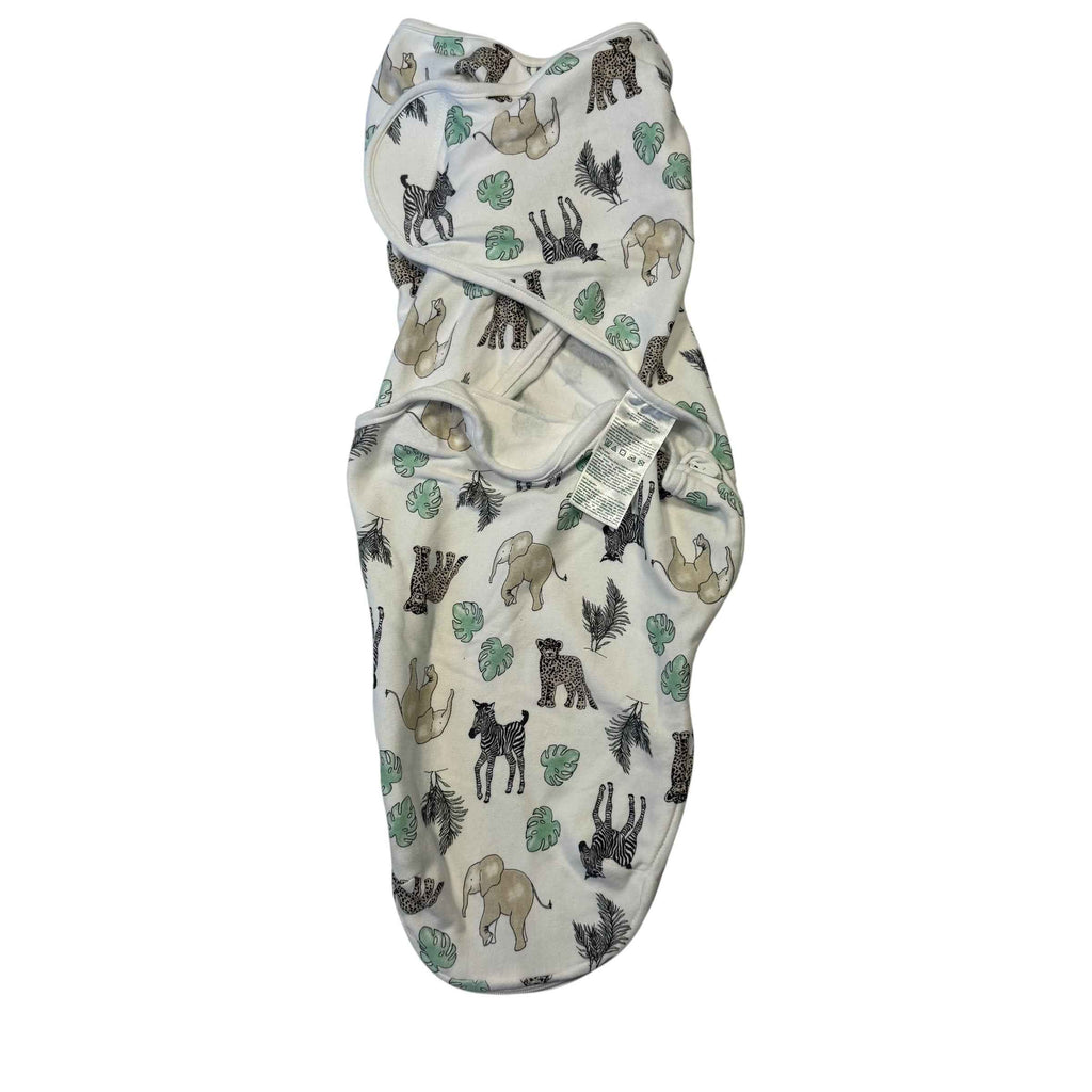 aden + anais essentials Easy Swaddle Wrap, Jungle Safari Animals, Size Medium (4–6 Months) - Ready Kids Canada