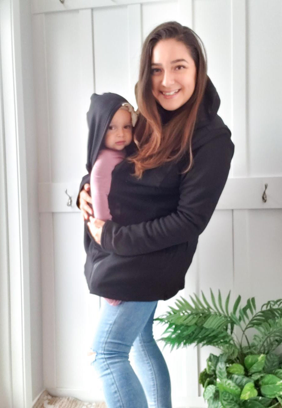 Ella Bella Basics™ 2-in-1 Fleece Baby Carrying Hoodie - Ready Kids Canada