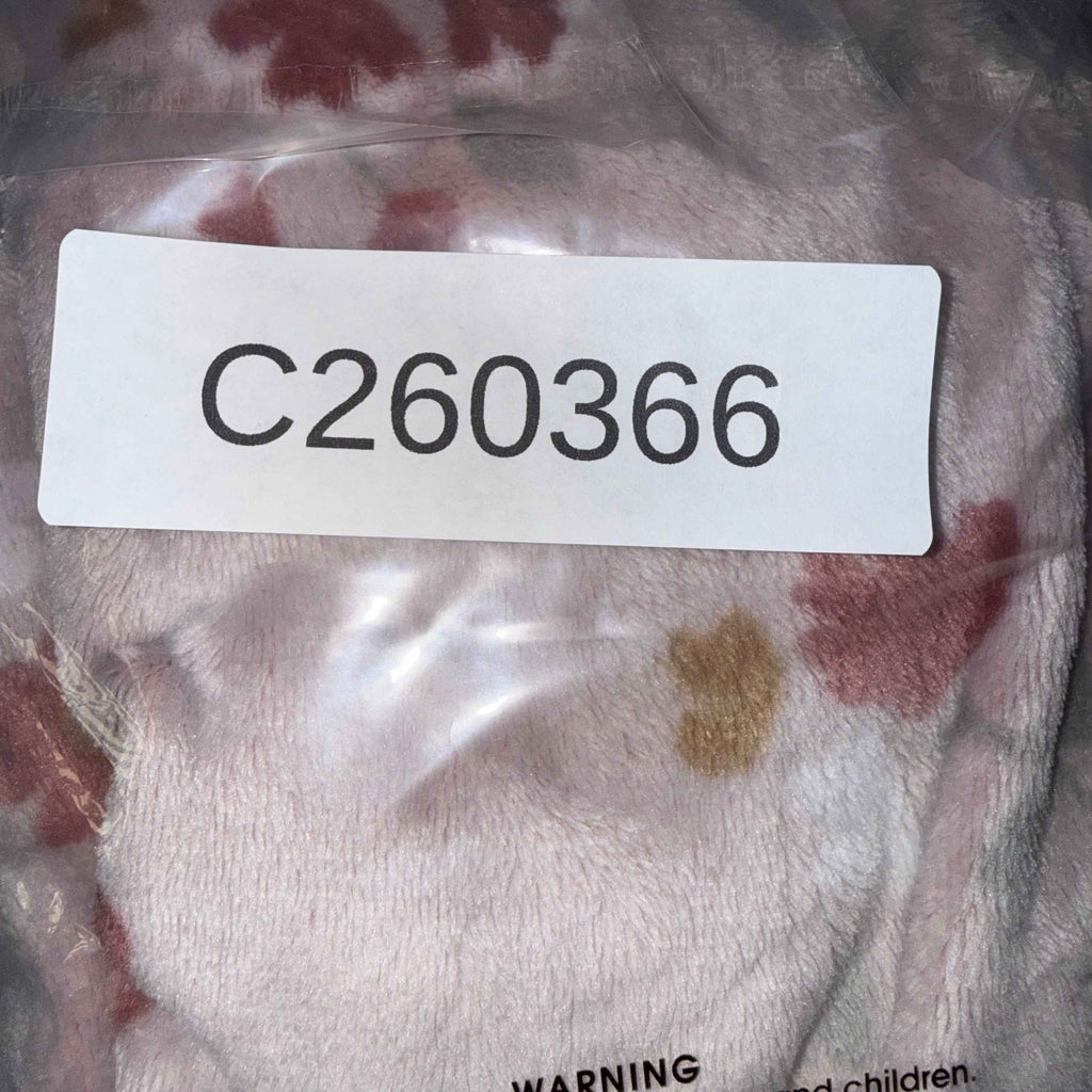 Perlimpinpin Plush Fleece 1.5 TOG Sleep Sack (Pink Flowers) - Ready Kids Canada