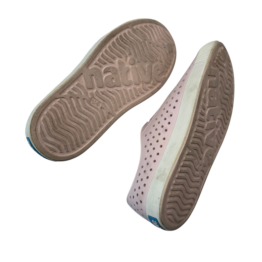 Native Shoes Kids Jefferson Waterproof Slip-On Sneakers - Pink - Size J4 Big Kid - Ready Kids Canada