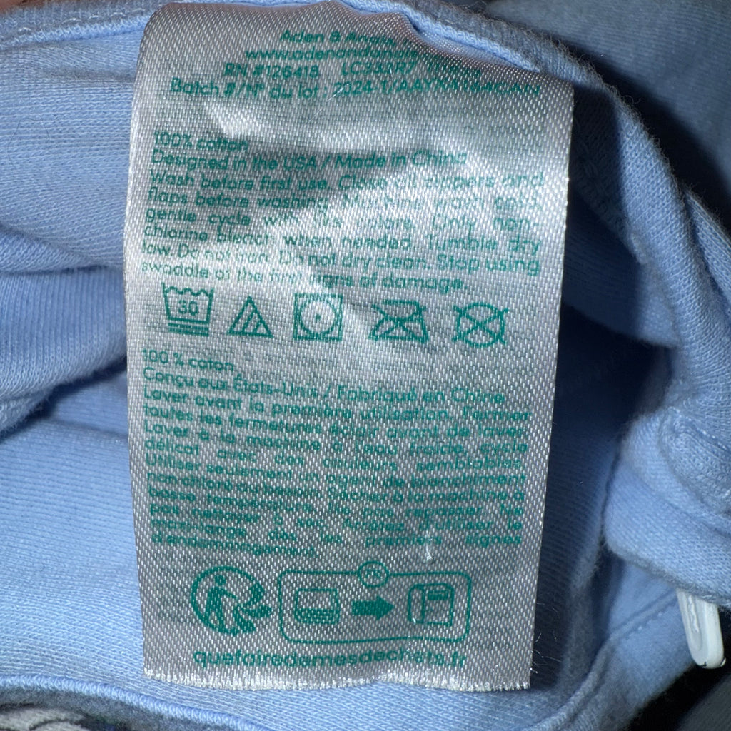 Aden & Anais swaddle sleep sack 0-3 months muslin cotton