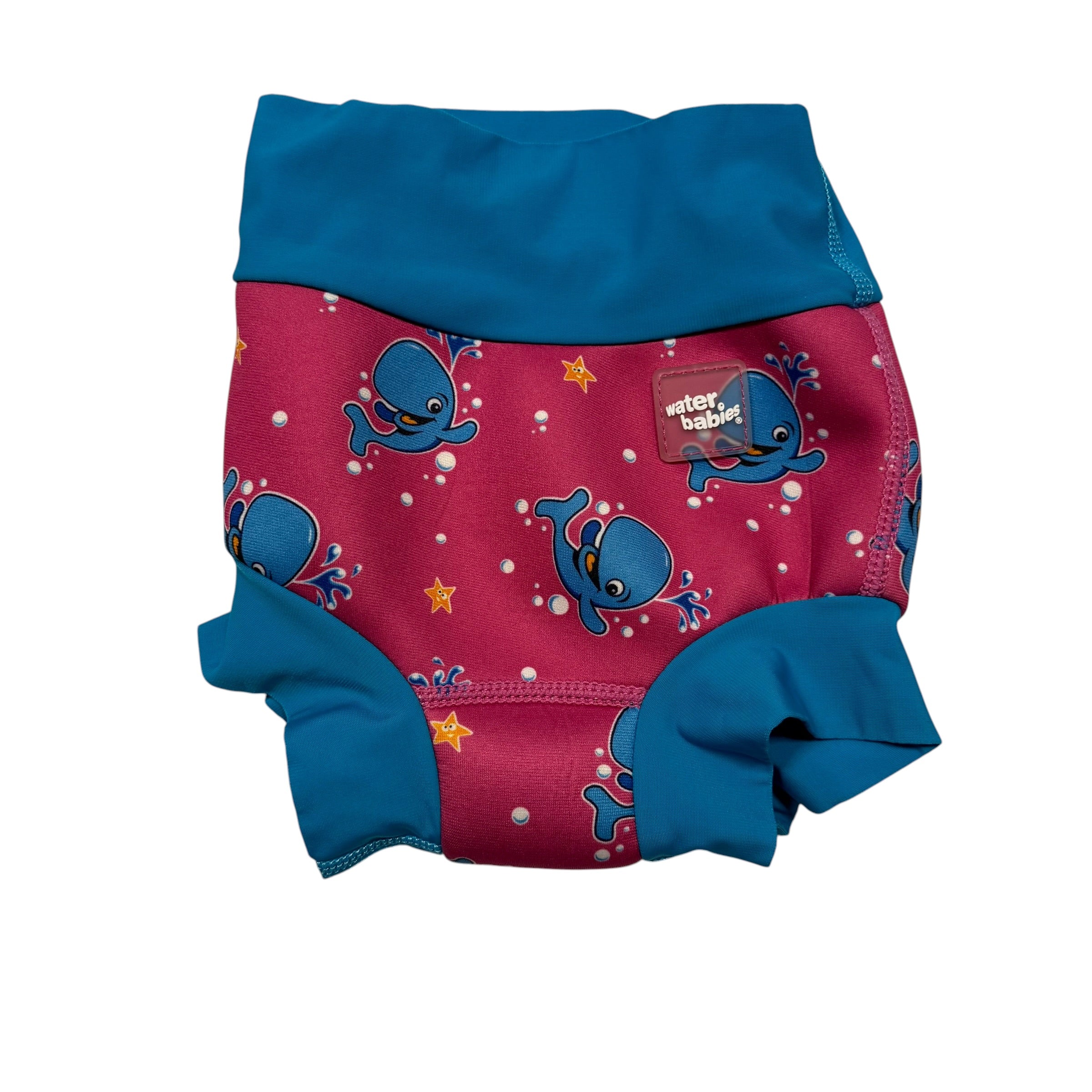 Water Babies Bubba Happy Nappy Large Pink Whale Swim Diaper - Ready Kids Canada