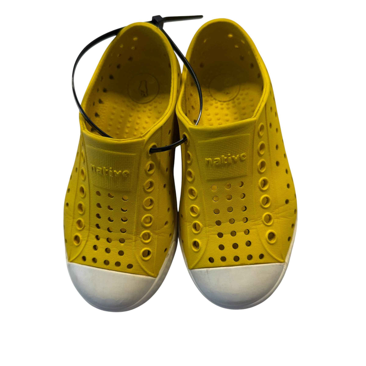 Native Shoes Jefferson Yellow Slip-On Sneakers Size Little Kid 9 - Ready Kids Canada