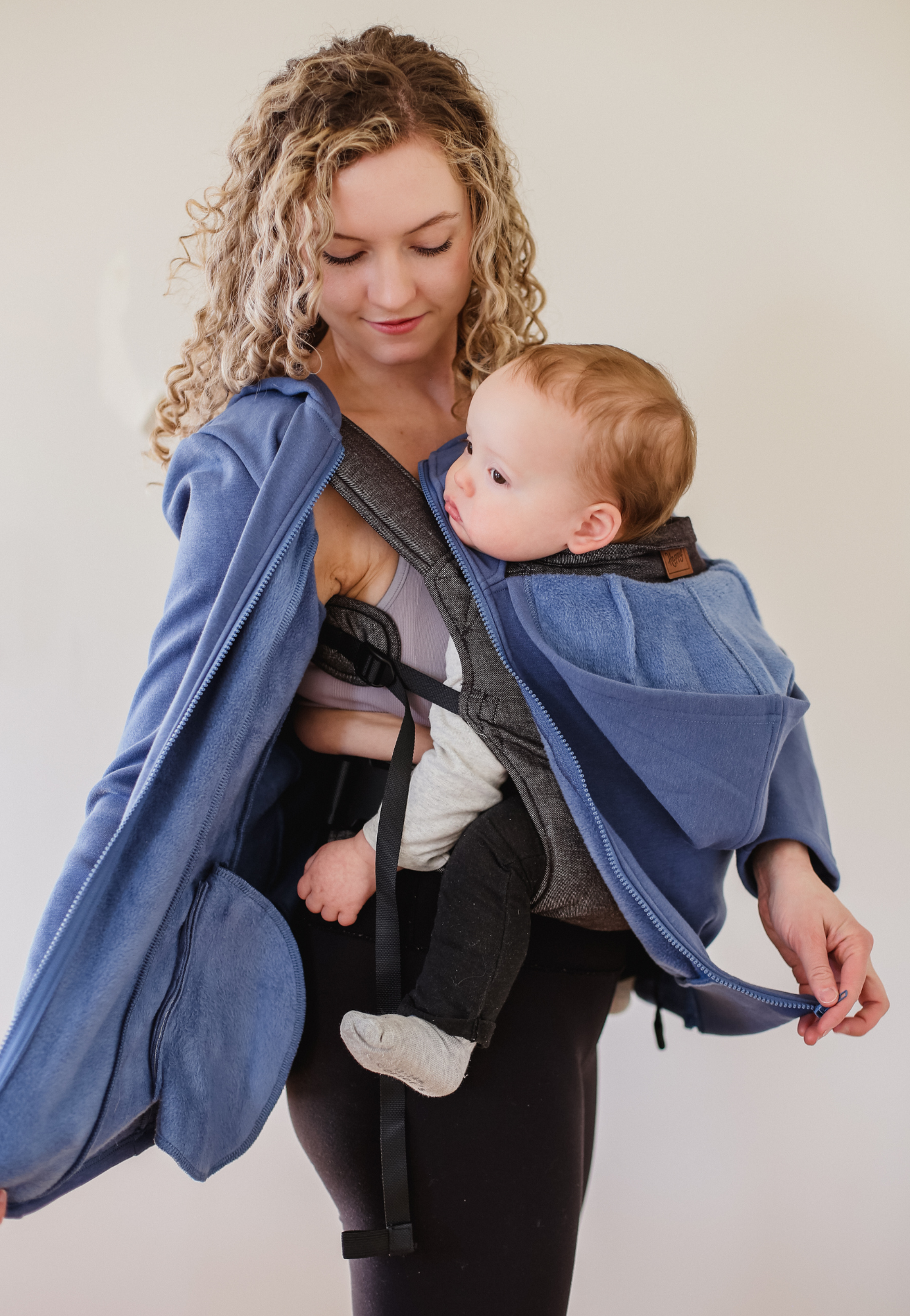 Ella Bella Basics™ 2-in-1 Fleece Baby Carrying Hoodie - Ready Kids Canada