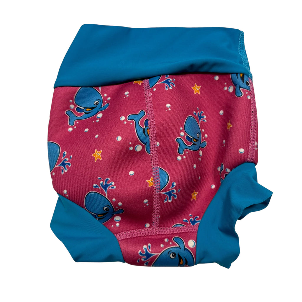 Water Babies Bubba Happy Nappy Large Pink Whale Swim Diaper - Ready Kids Canada