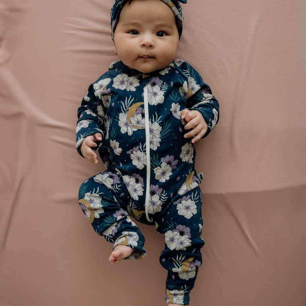 Bamboo Baby Zipper Sleeper