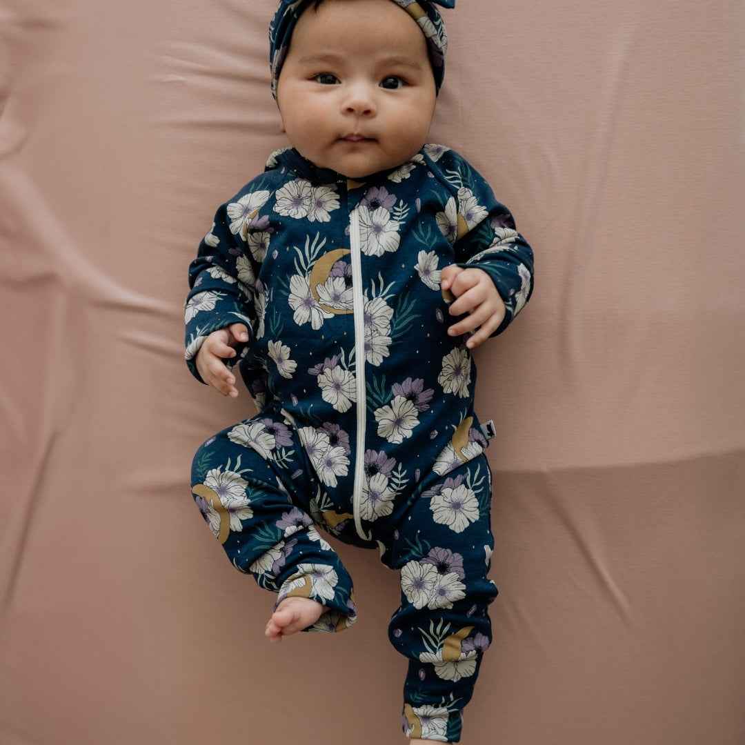 Bamboo Baby Zipper Sleeper