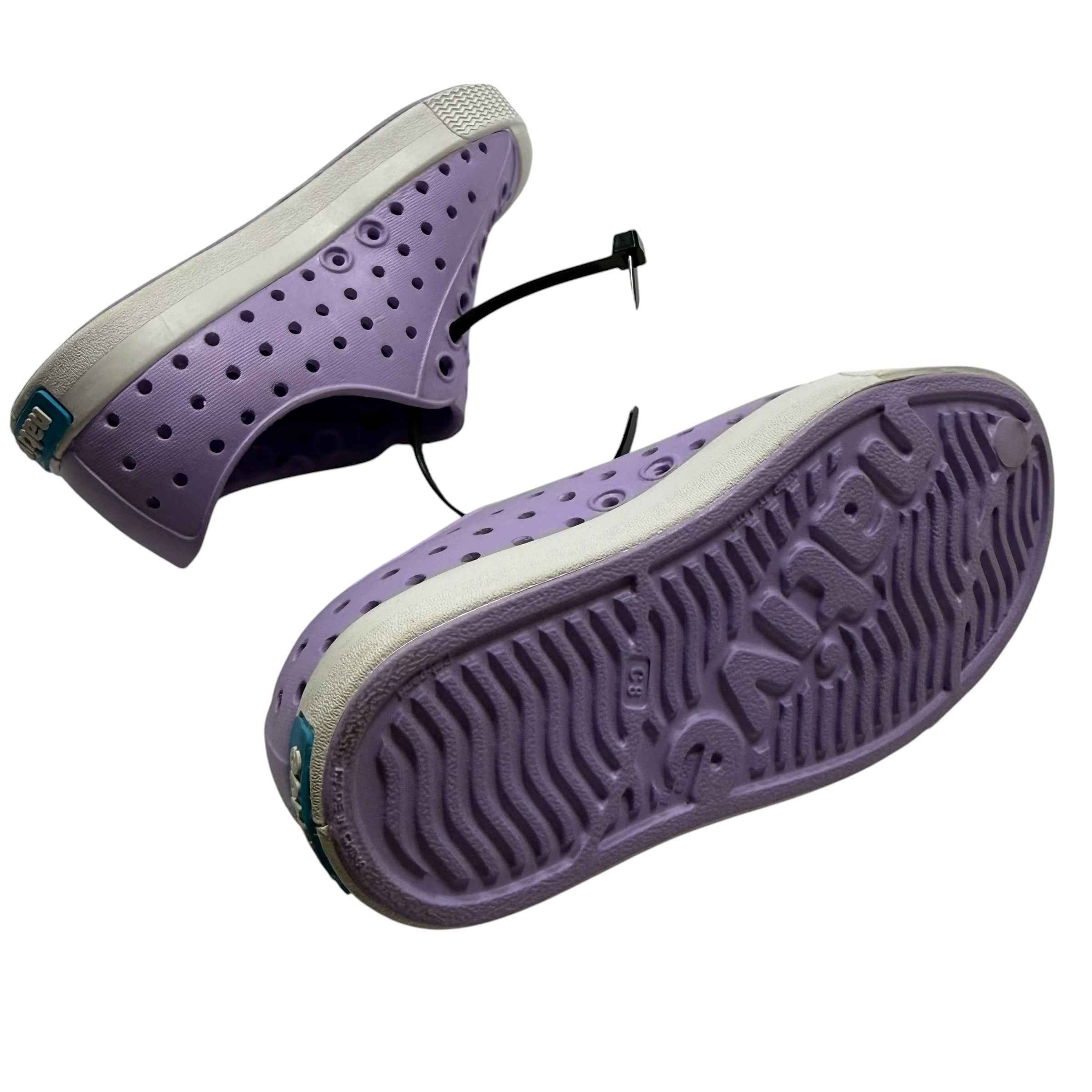 Native Shoes Jefferson Child Waterproof Slip-On Sneakers – Purple & Lilac Size 8 C8 - Ready Kids Canada