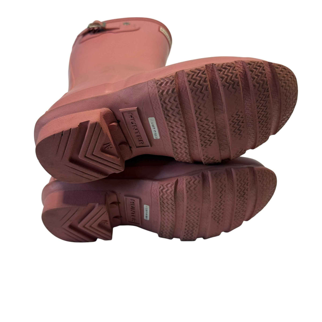 Hunter Original Kids Waterproof Tall Rain Boot - Light Pink, Size 1 Big Kids - Ready Kids Canada
