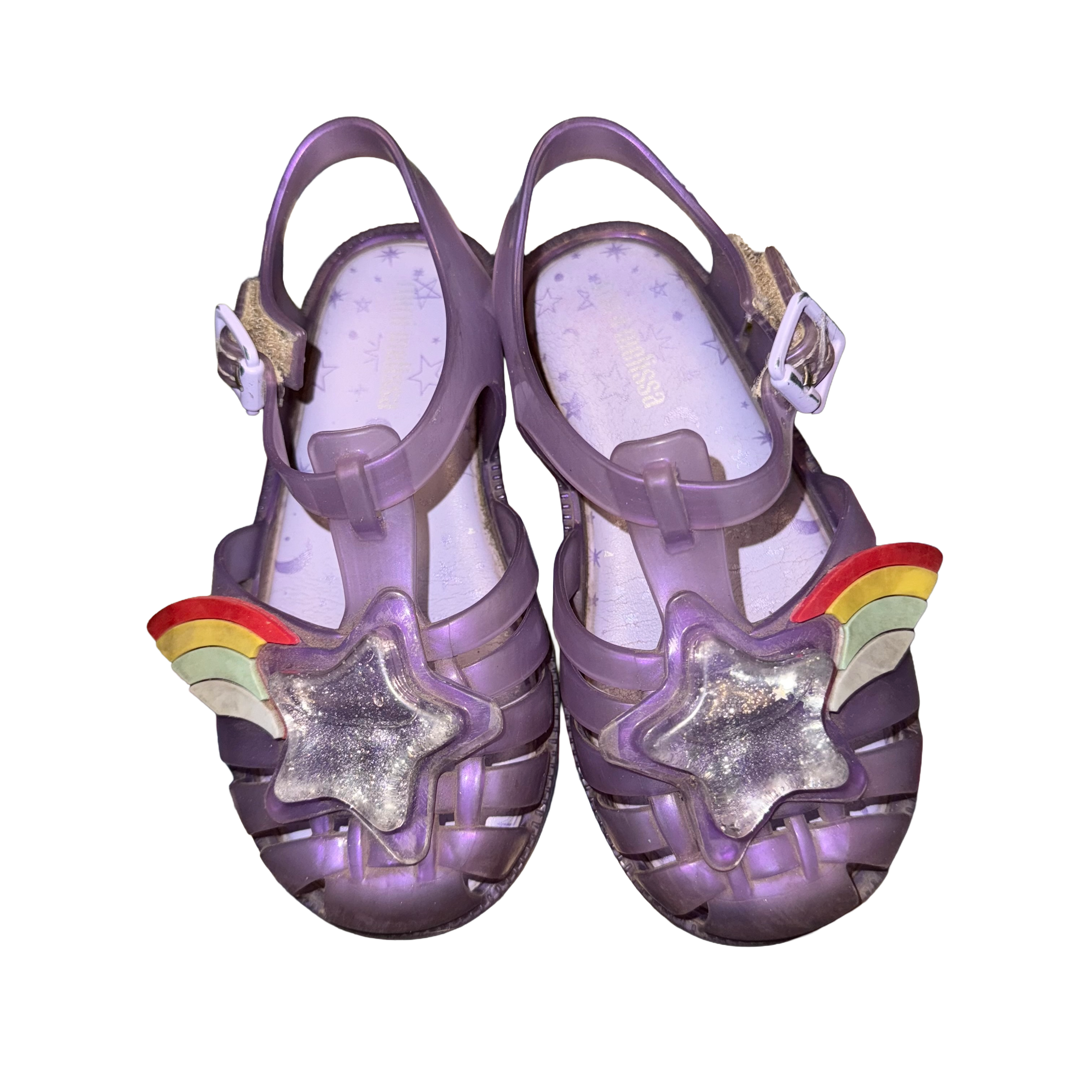 Mini Melissa little kid toddler size 9 sandals shoes jelly