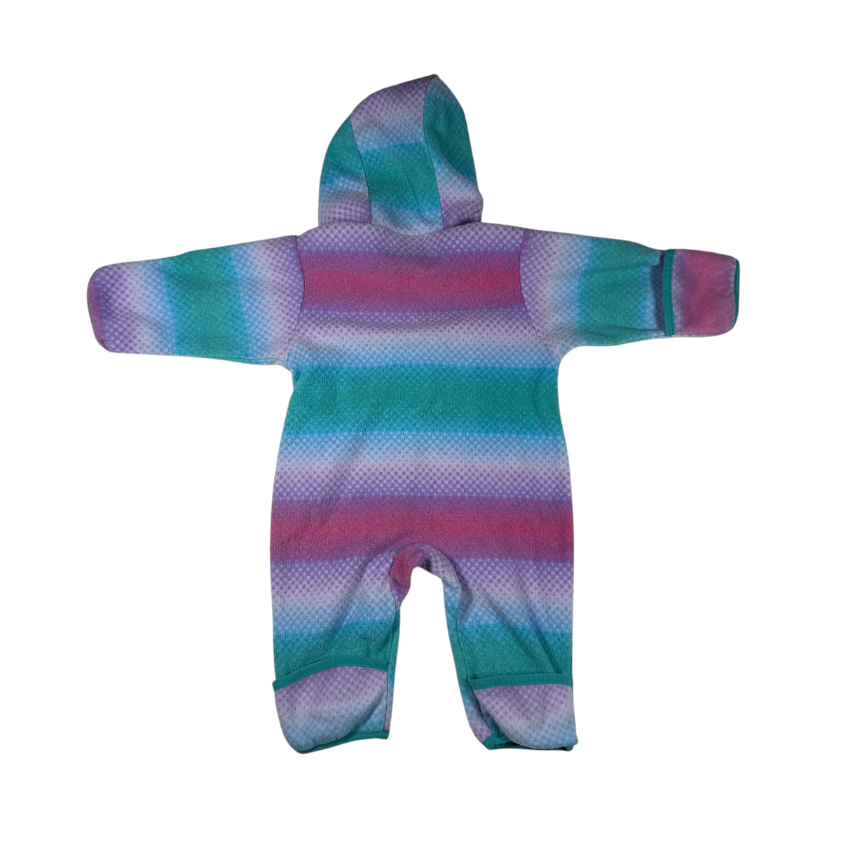 Columbia Fleece Bunting Suit - Blue and Purple - 3-6 Months - Ready Kids Canada