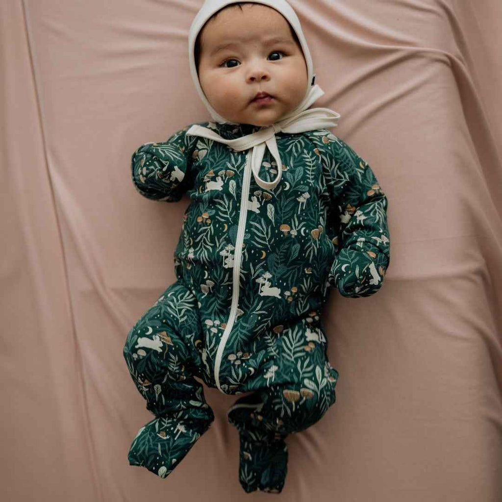 Bamboo Baby Zipper Sleeper