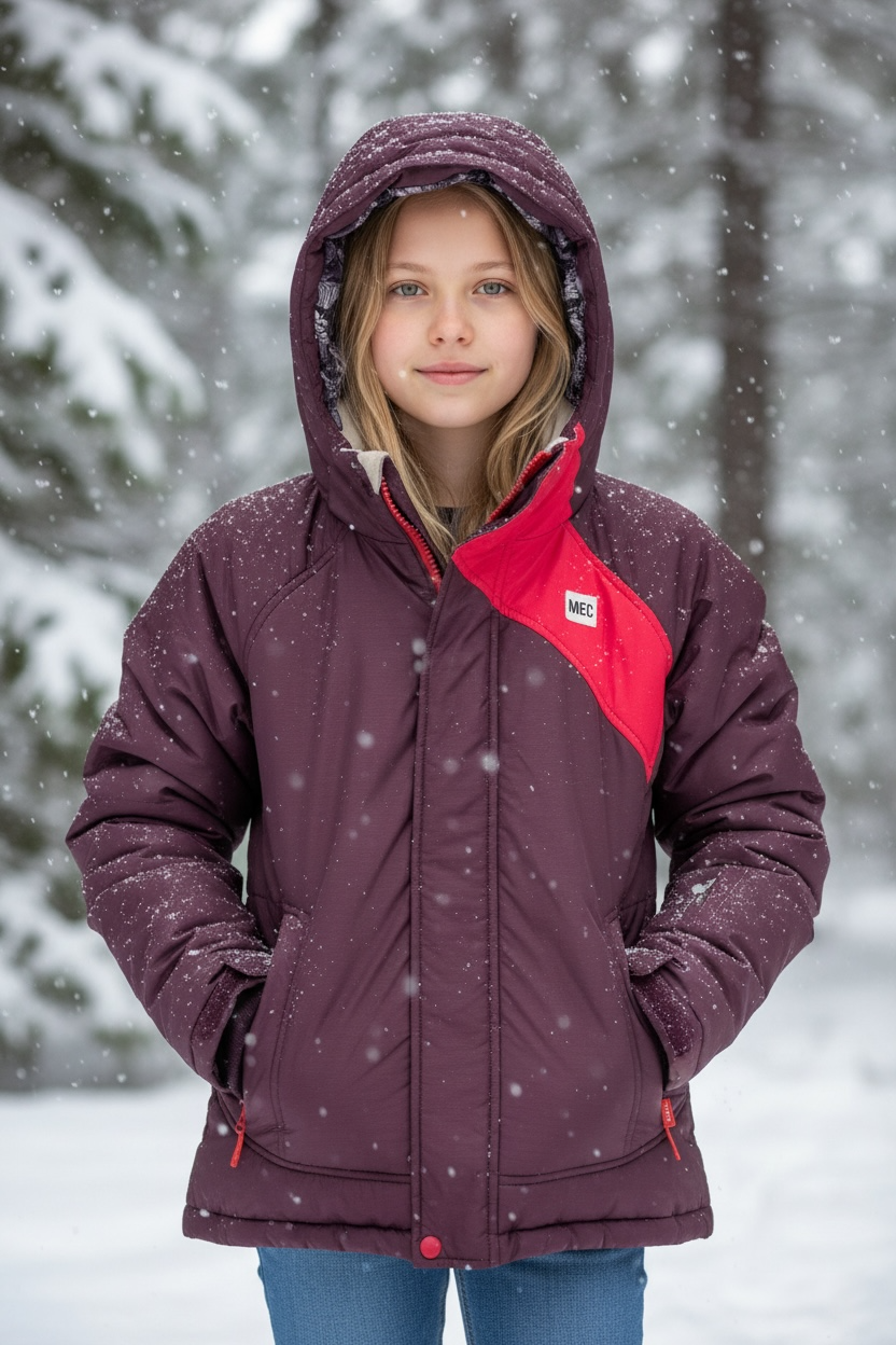 MEC Parka Youth Size 10 Purple Pink