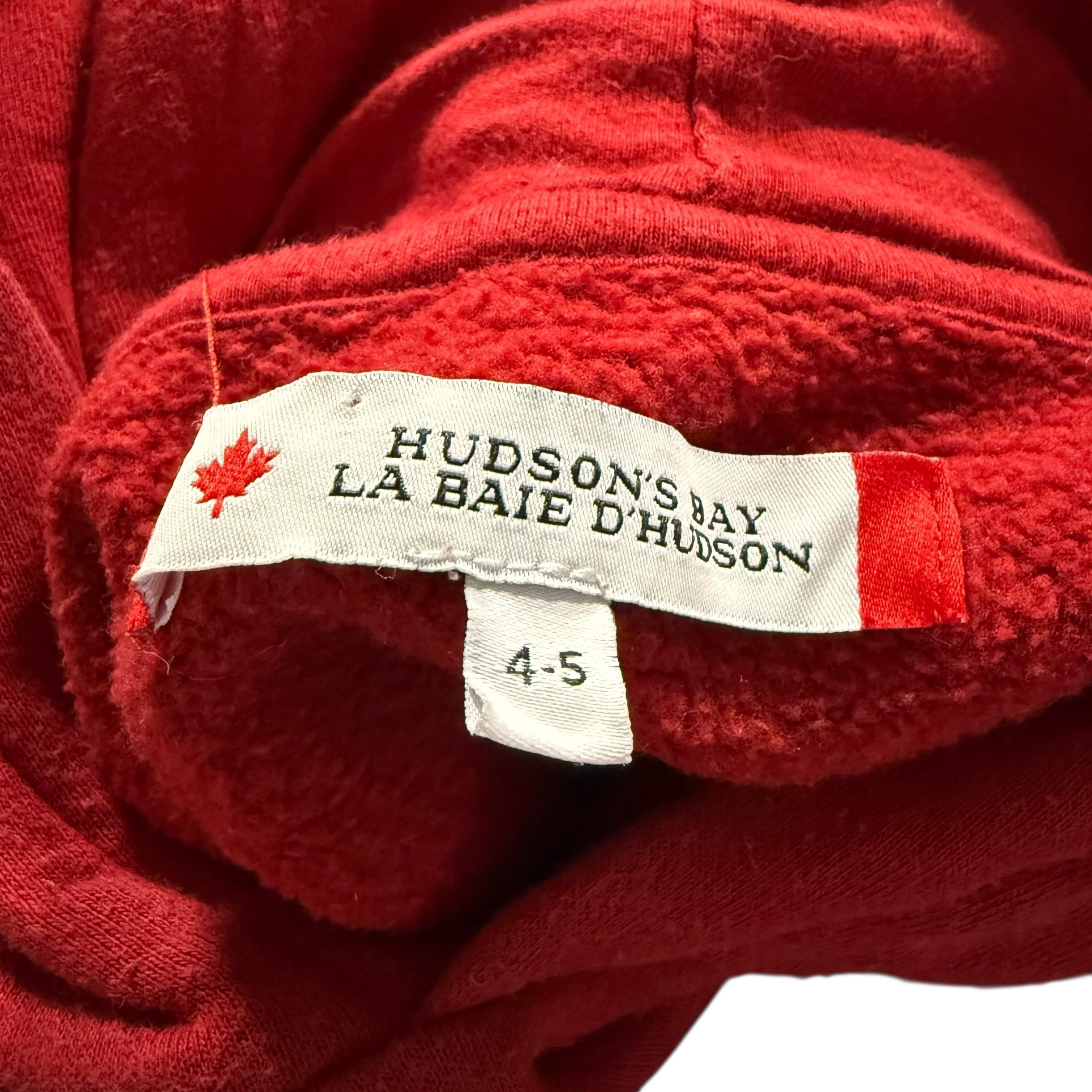 Hudson’s Bay 4-5 Hoodie Sweatshirt Pull Over
