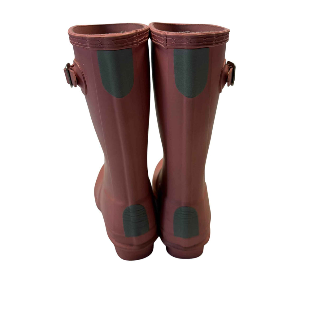 Hunter Original Kids Waterproof Tall Rain Boot - Light Pink, Size 1 Big Kids - Ready Kids Canada