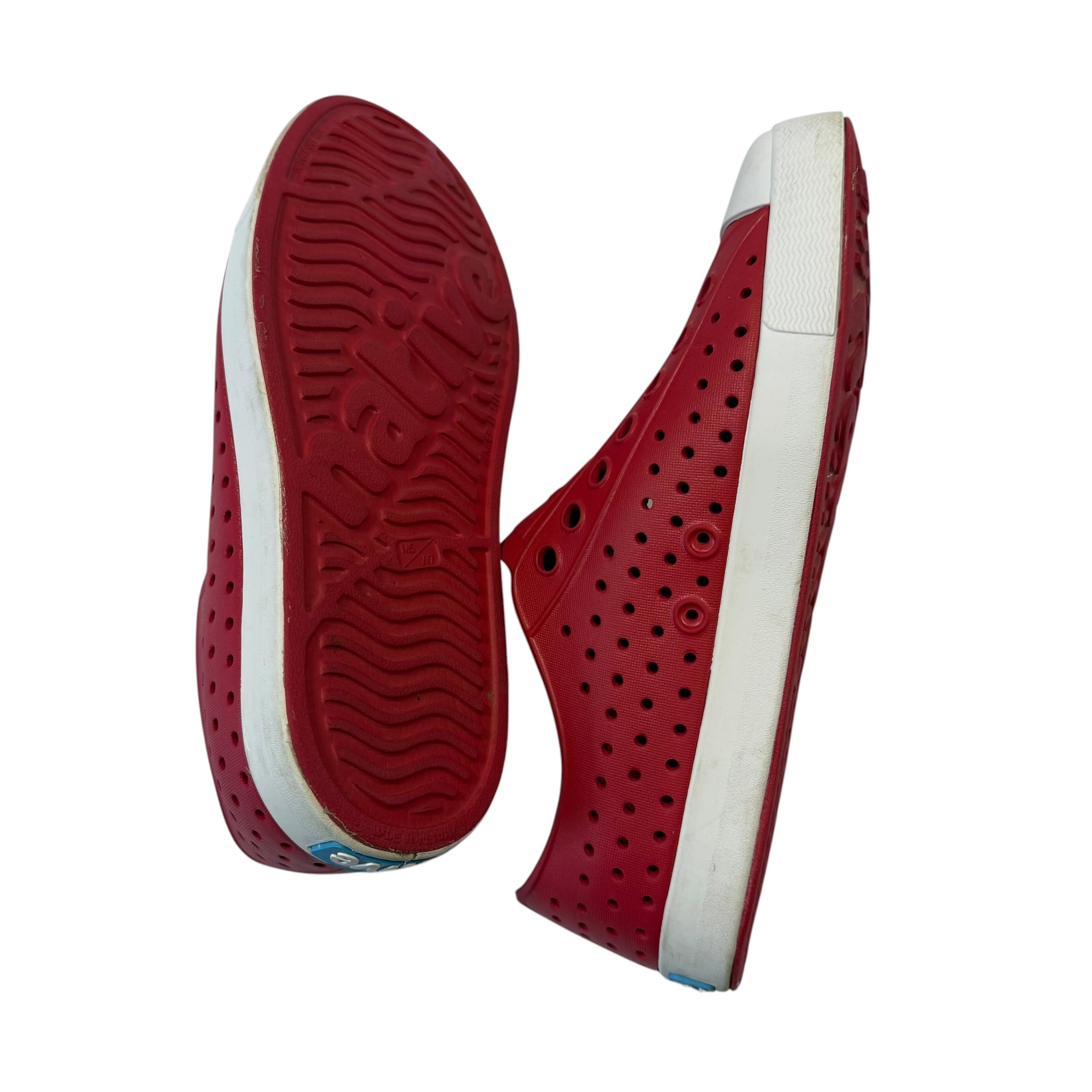 Native Shoes Adult Jefferson Waterproof Slip-On Sneakers - Torch Red - Men's 5 / Women's 7 - Ready Kids Canada