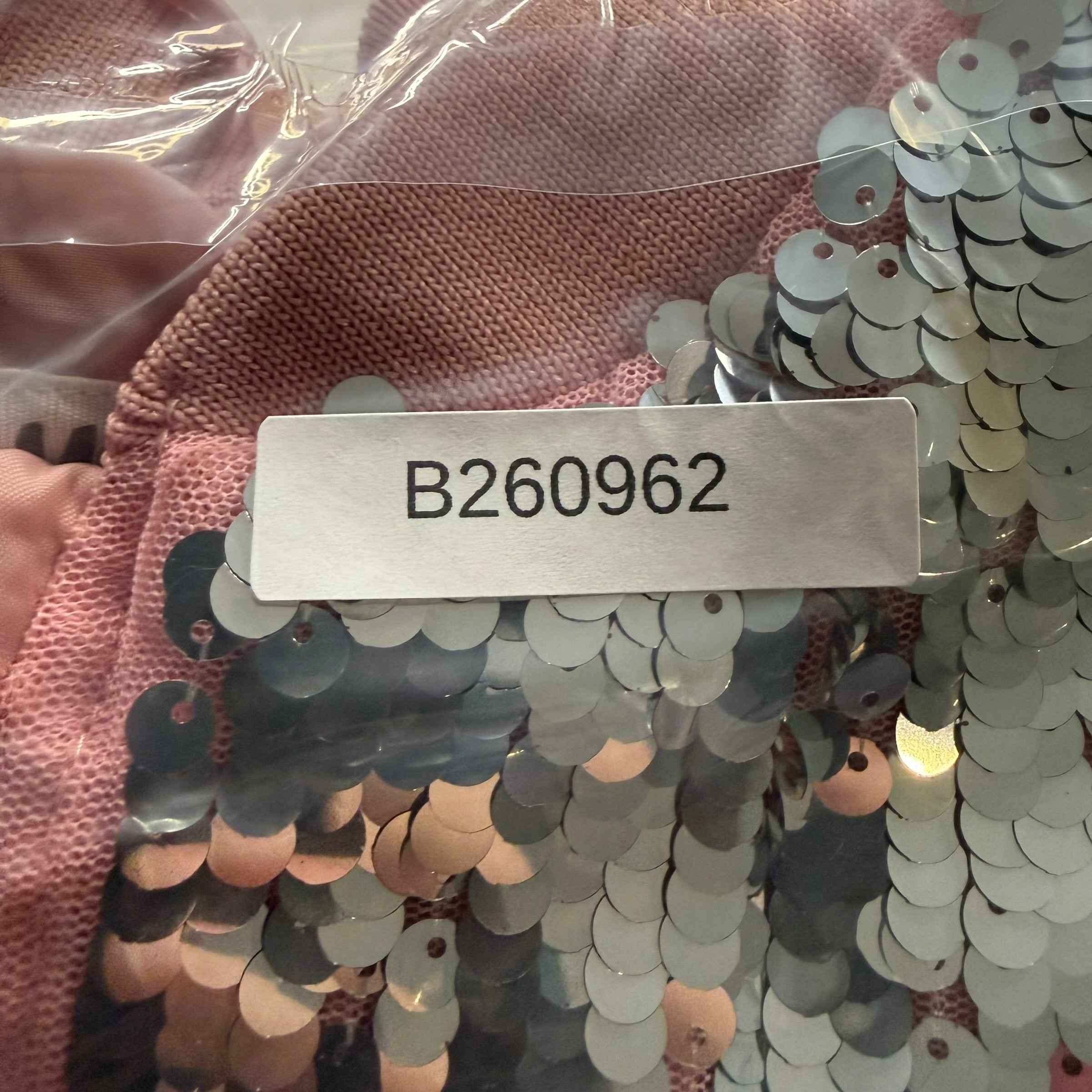H&M Kids’ Sequined Bomber Jacket – Pink & Silver Ombré Size 10 Kids