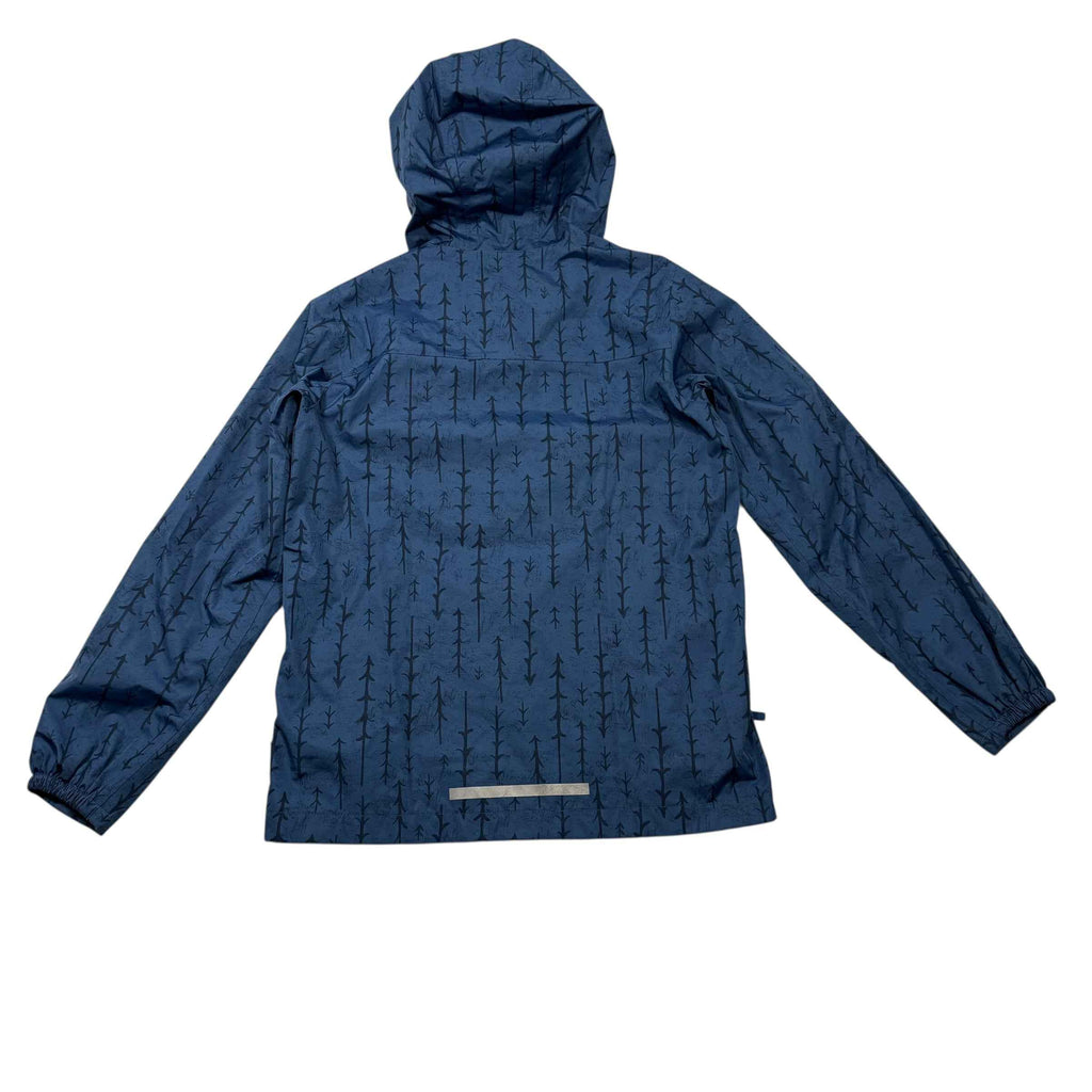MEC Mountain Equipment Company Size 12 Blue Rain Jacket Mesh Lined