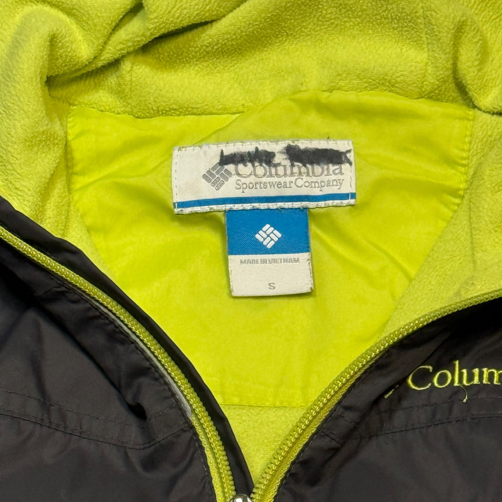 Columbia Small (8) Light Jacket Charcoal Grey and Green - Ready Kids Canada