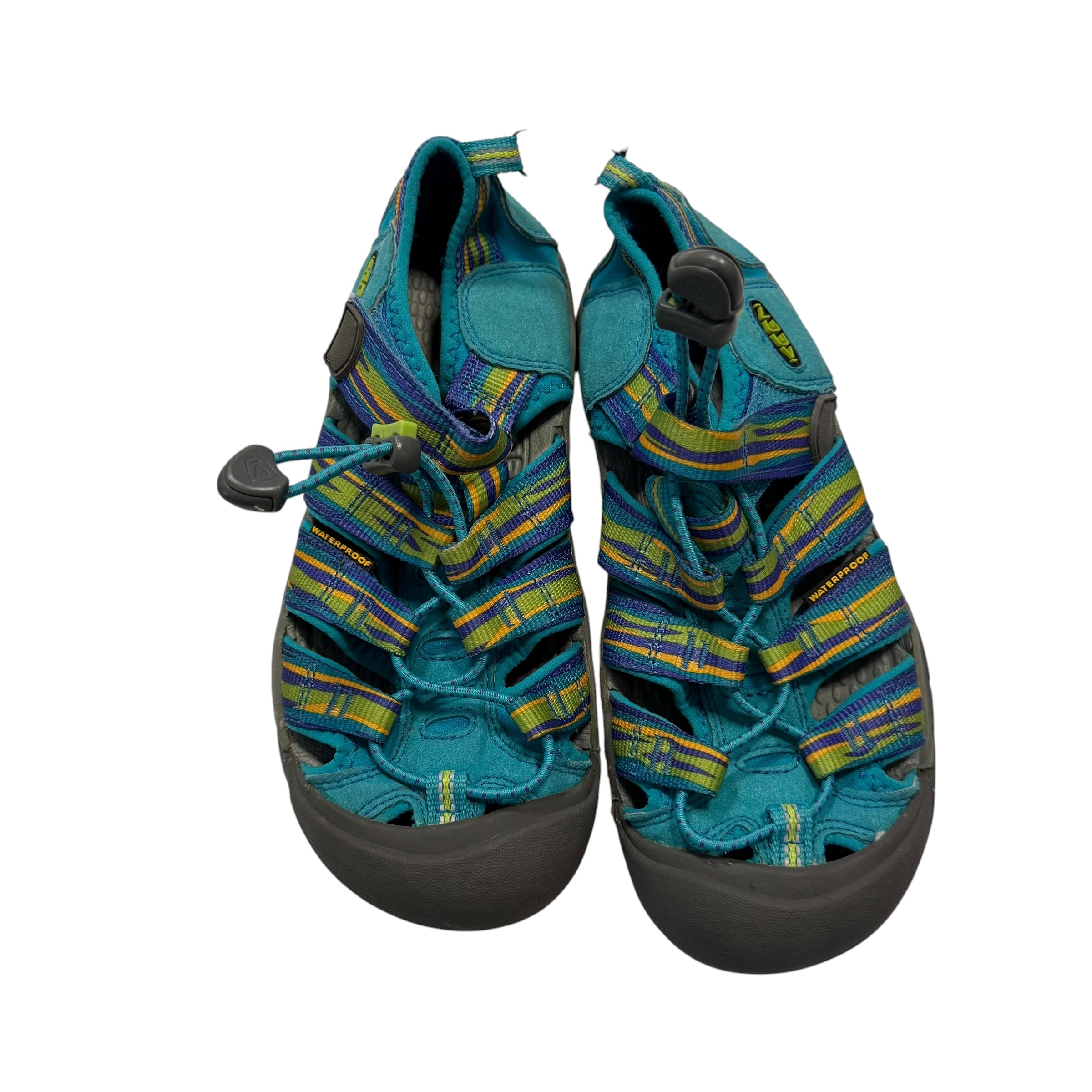 Keen Waterproof Sandals Teal Multi-Colour (Youth Size 2) - Ready Kids Canada