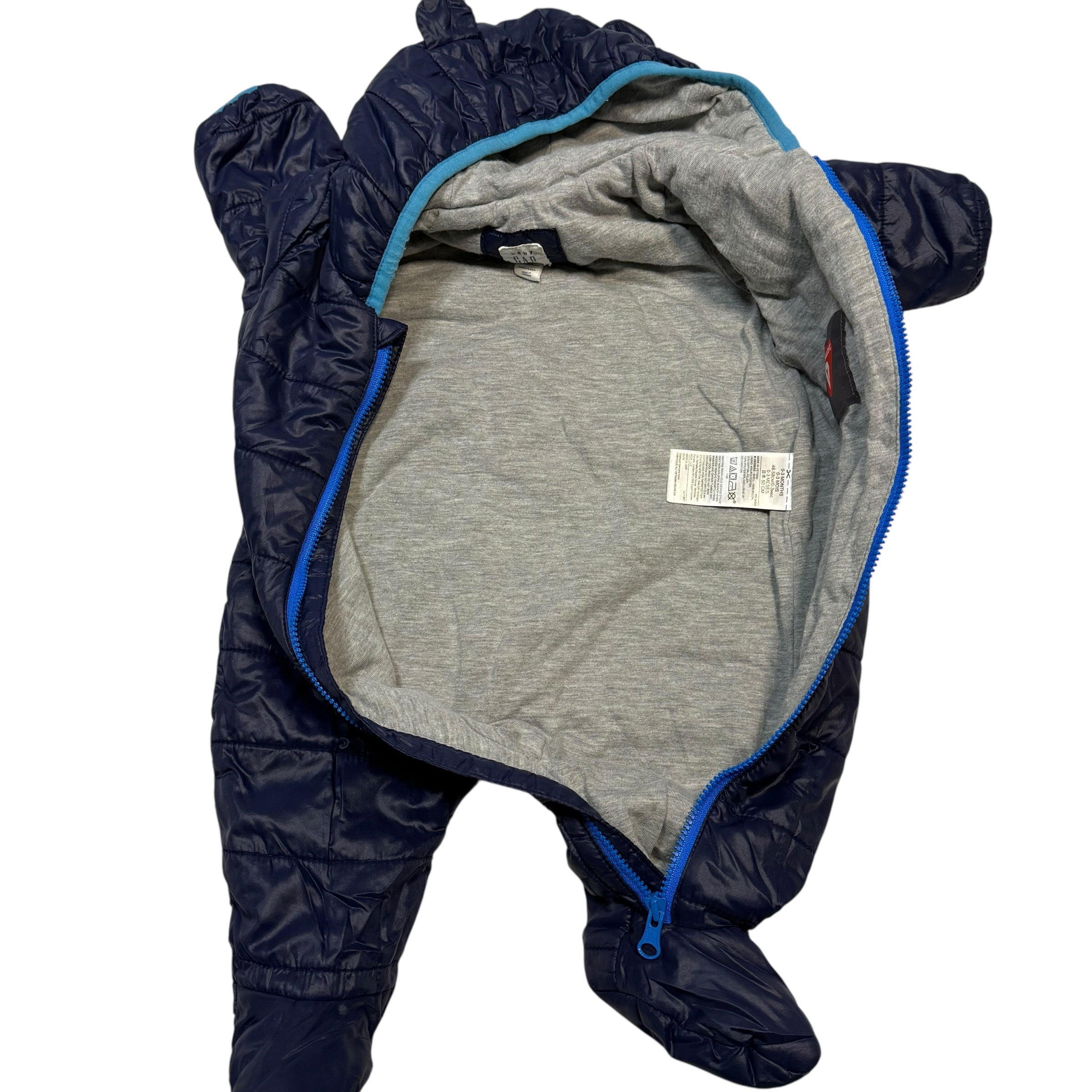 Baby GAP 0-3 Month Light Snowsuit With Covered Feet