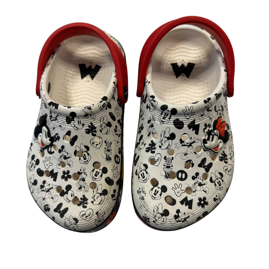 Crocs Kids' Disney Mickey and Minnie Mouse Classic Waterproof Clogs - Size C12 Little Kid - Ready Kids Canada