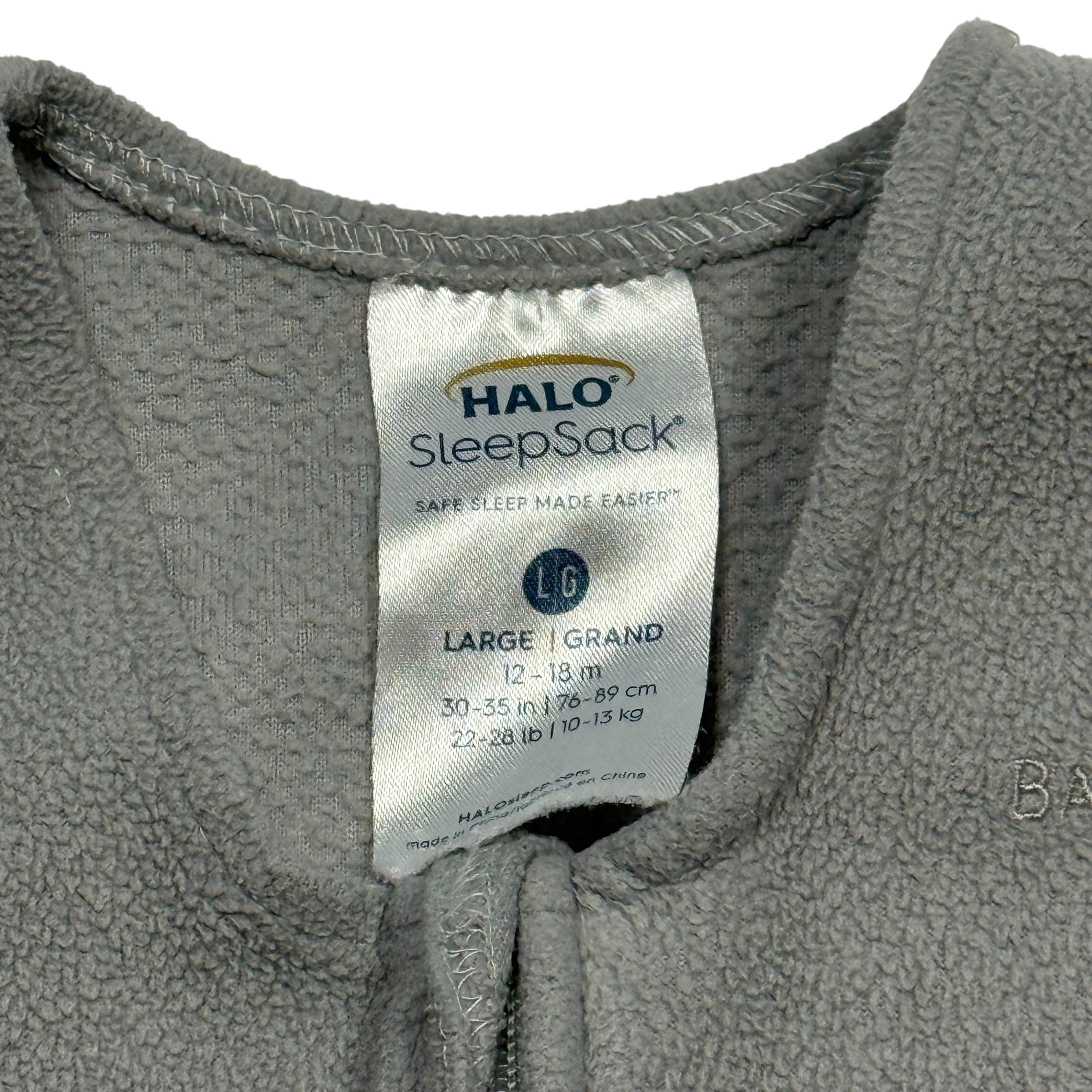 Halo Large Fleece Sleep Sack 12-18 Months 22-28 lbs - Ready Kids Canada