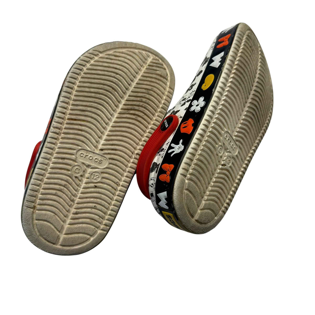 Crocs Kids' Disney Mickey and Minnie Mouse Classic Waterproof Clogs - Size C12 Little Kid - Ready Kids Canada