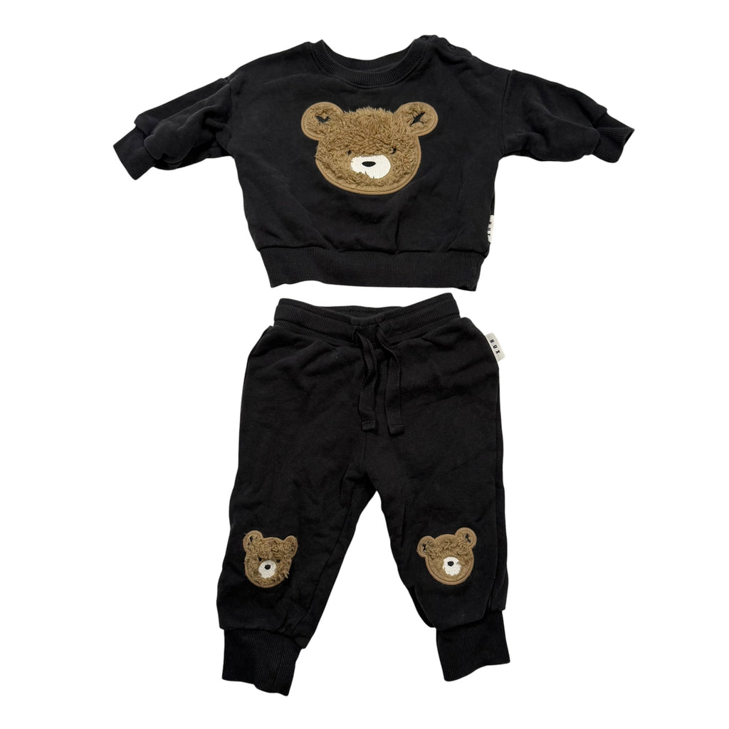 Huxbaby Furry Huxbear Set – Black (6-12 Months) - Ready Kids Canada
