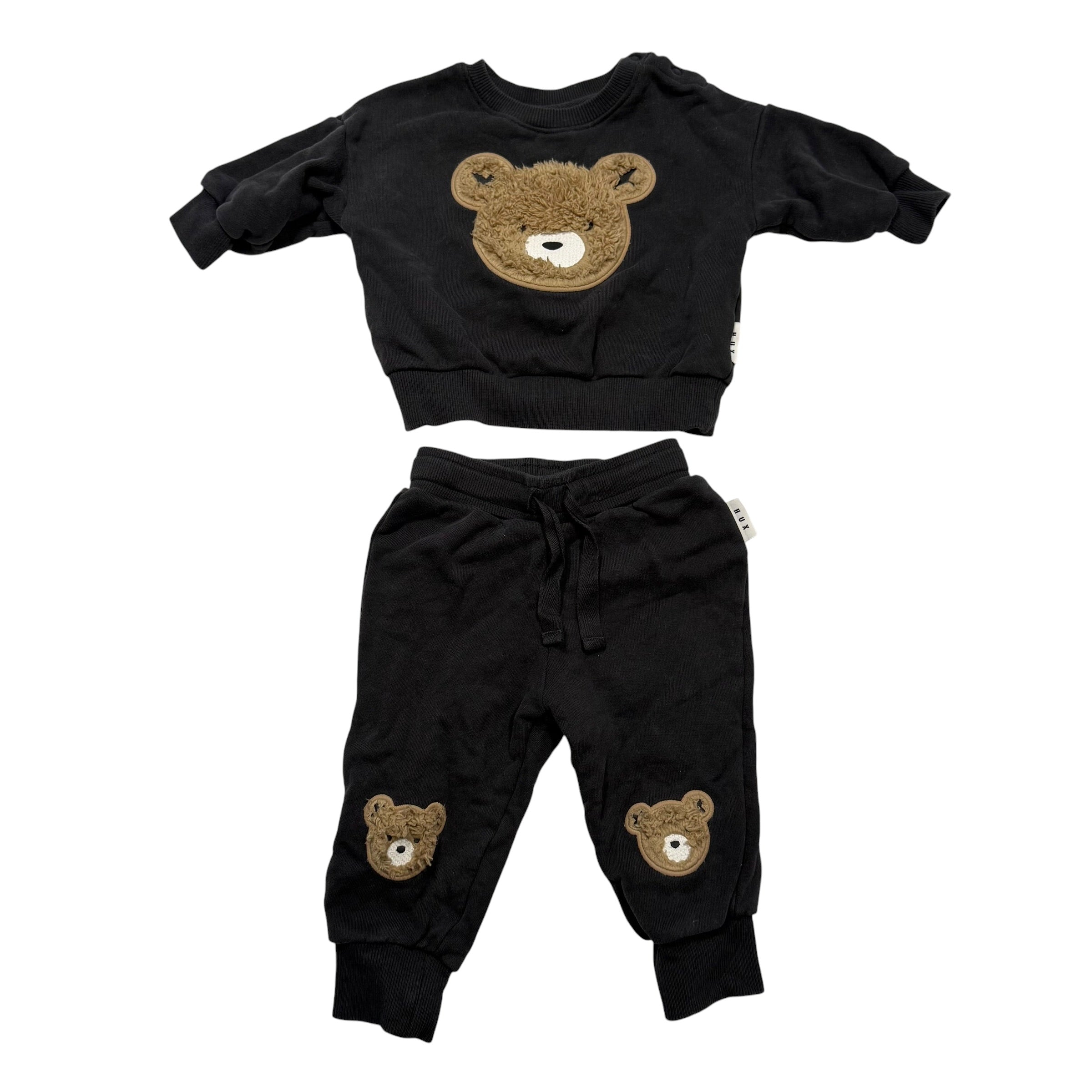 Huxbaby Furry Huxbear Set – Black (6-12 Months) - Ready Kids Canada