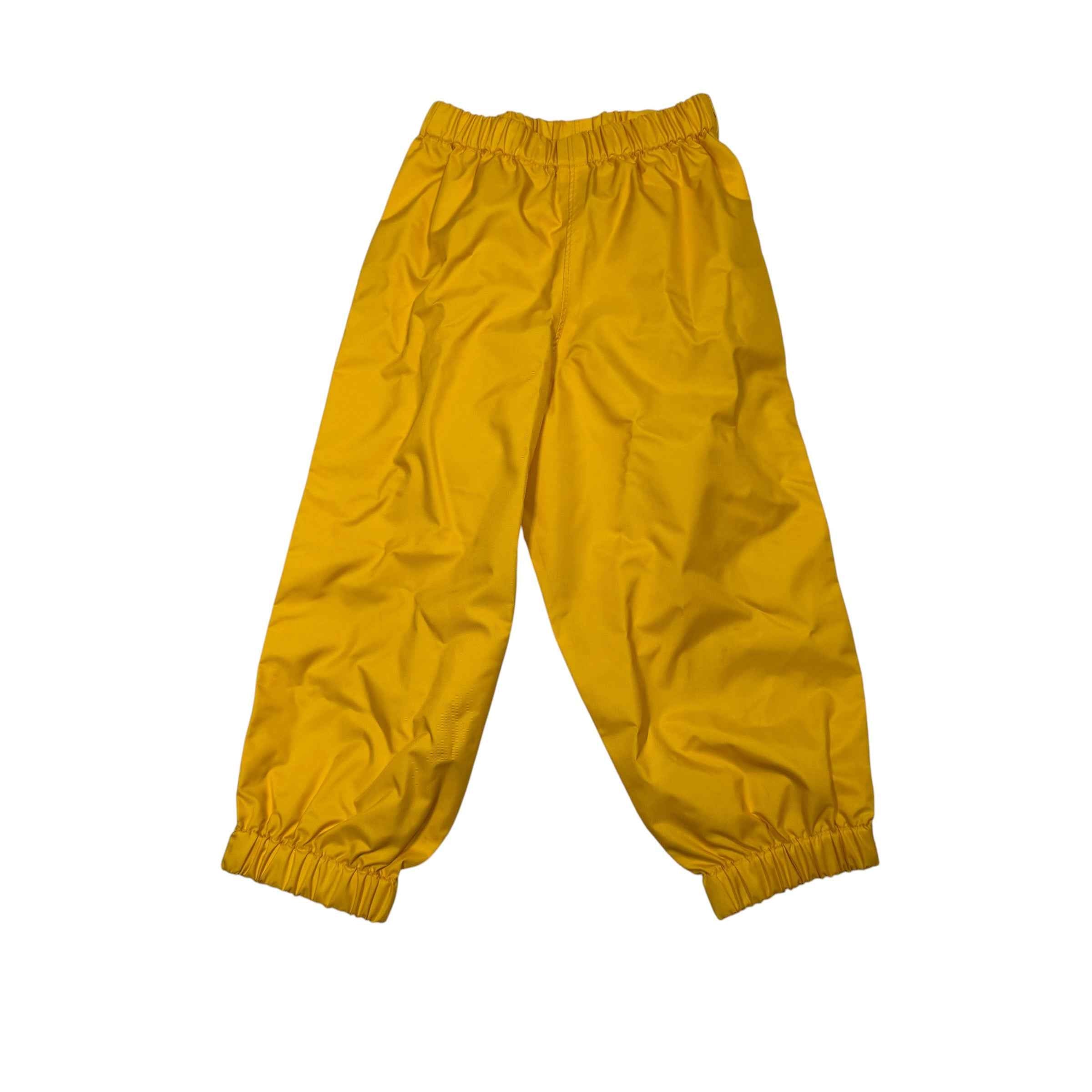 MEC Yellow Rain Pants Size 3 toddler - Ready Kids Canada