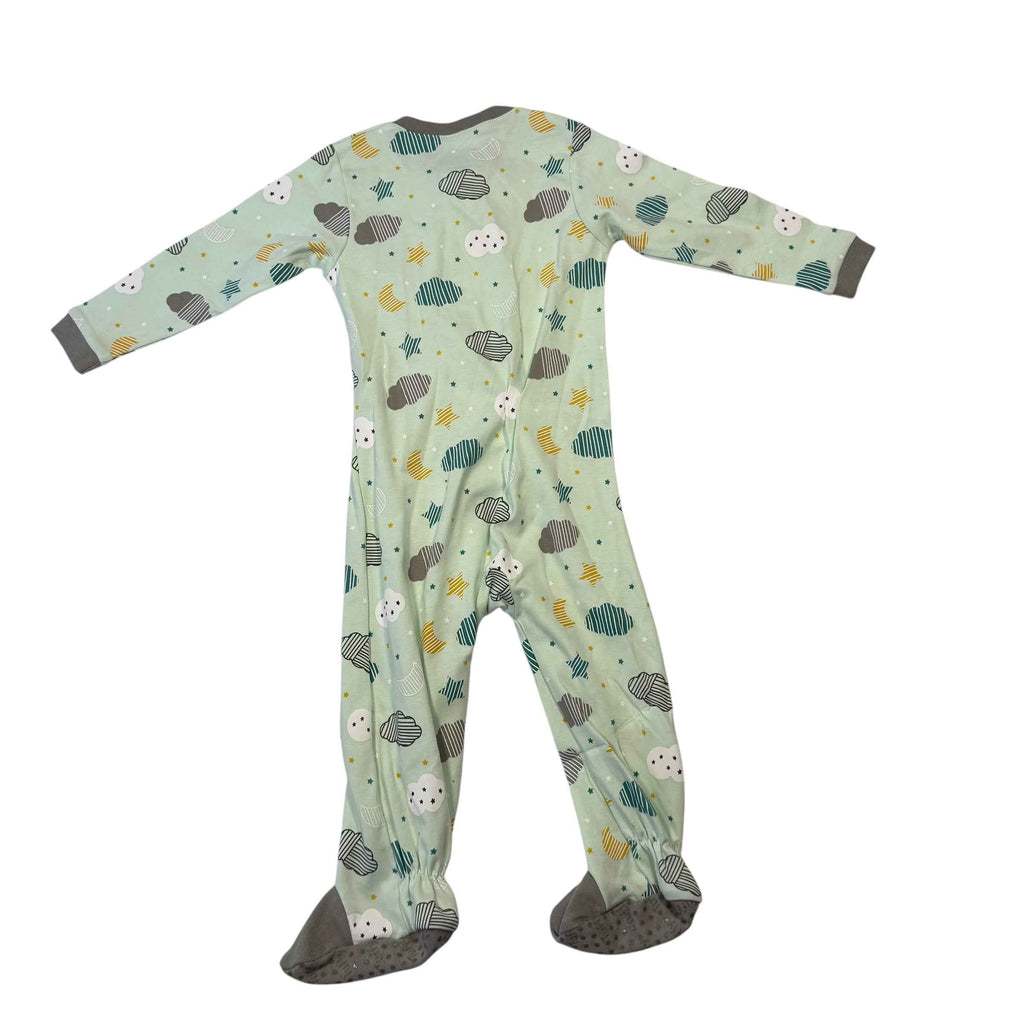 NWT Tuffy Baby Girls Footed Sleeper Pajamas – Owl & Clouds – Size 12 Months (12M) - Ready Kids Canada