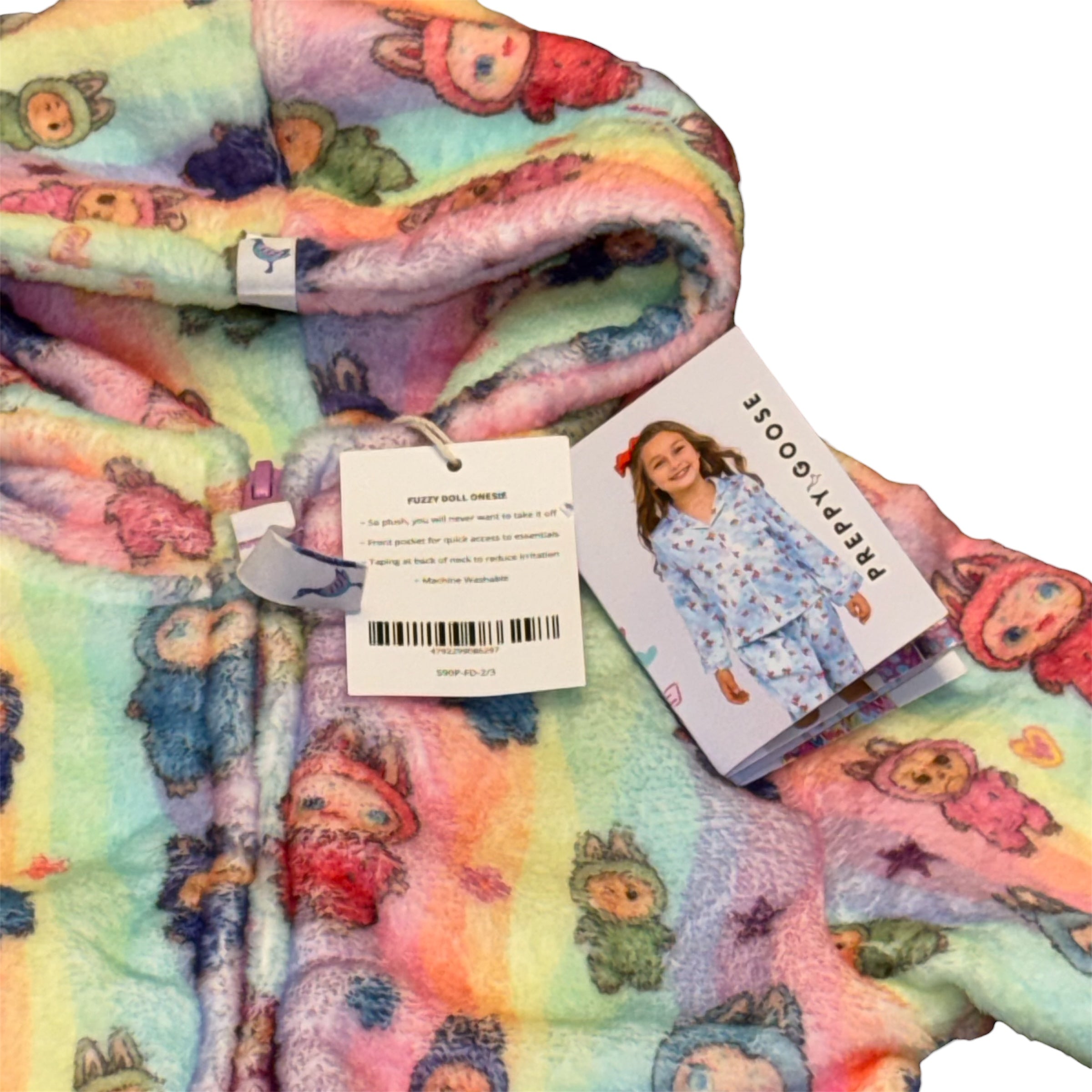 Preppy goose onesie 2-3 years kids one-piece pajamas BNWT New