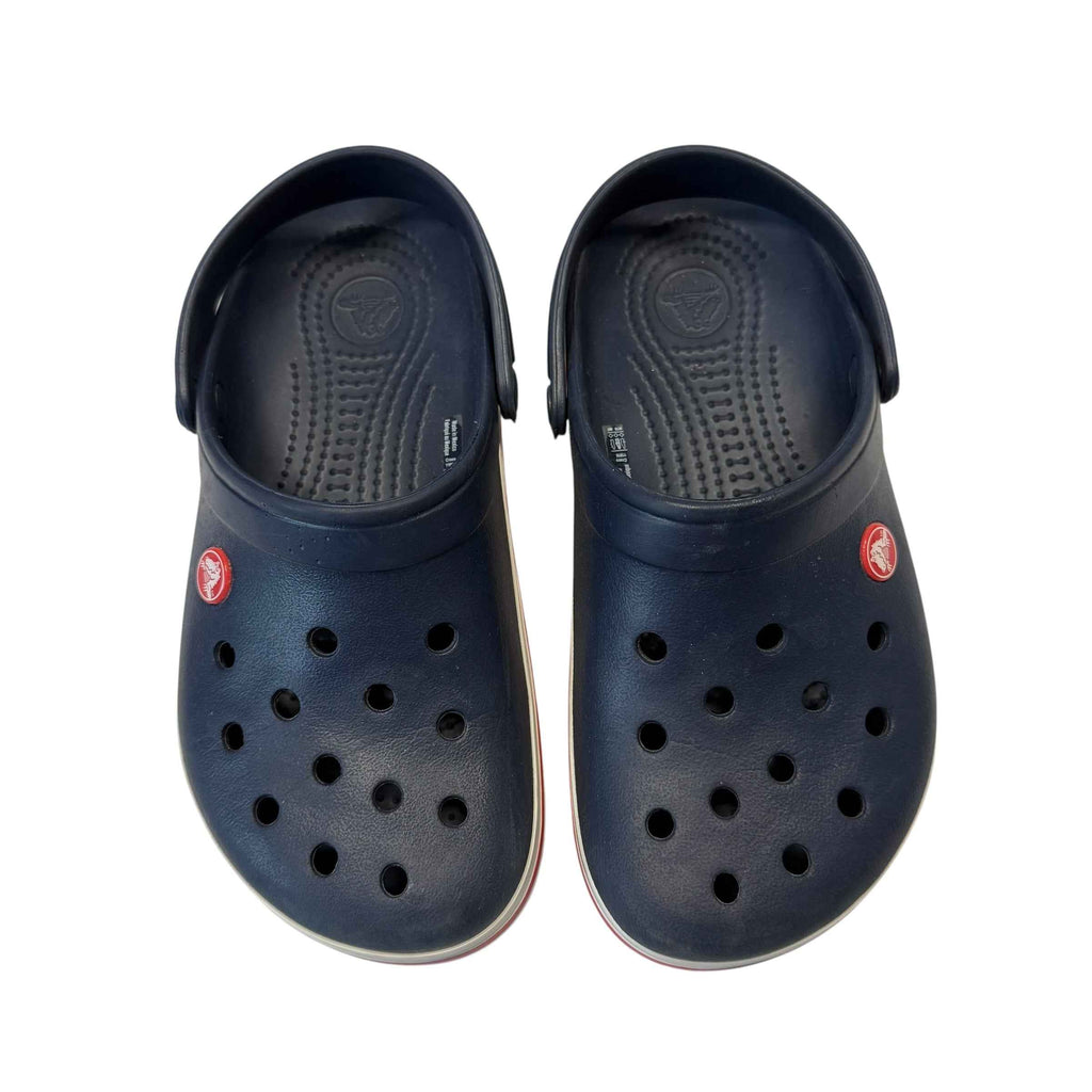 Crocs Crocband Clog in Navy / Red Men 5, Women 7
