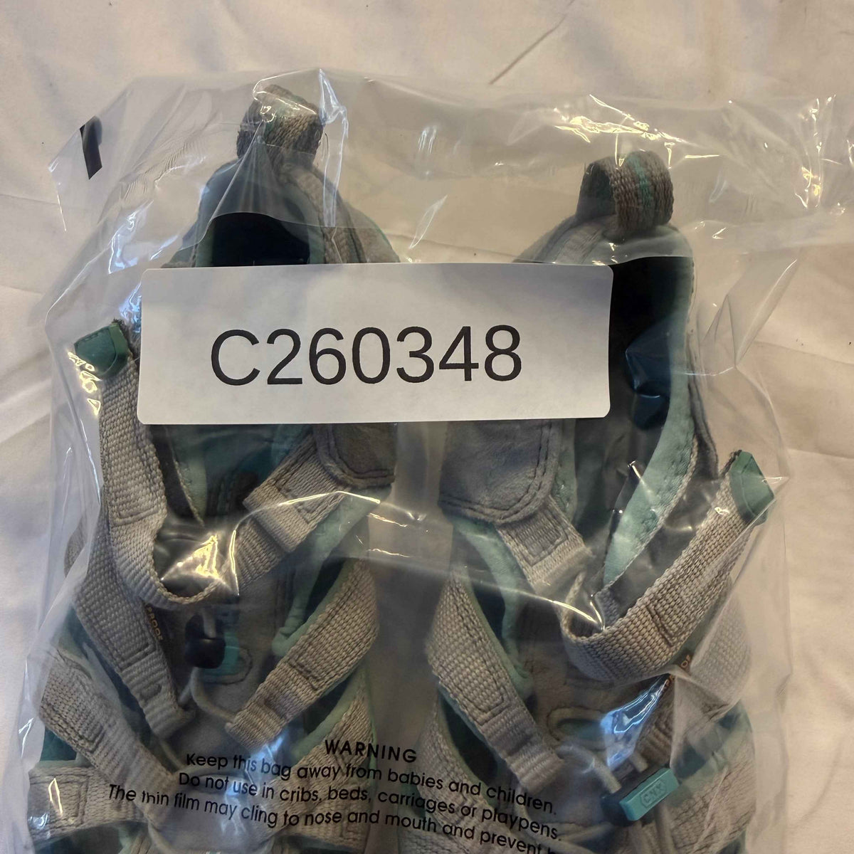 Keen Seacamp II CNX Gray Teal Sandals Kids US Size 1 - Ready Kids Canada