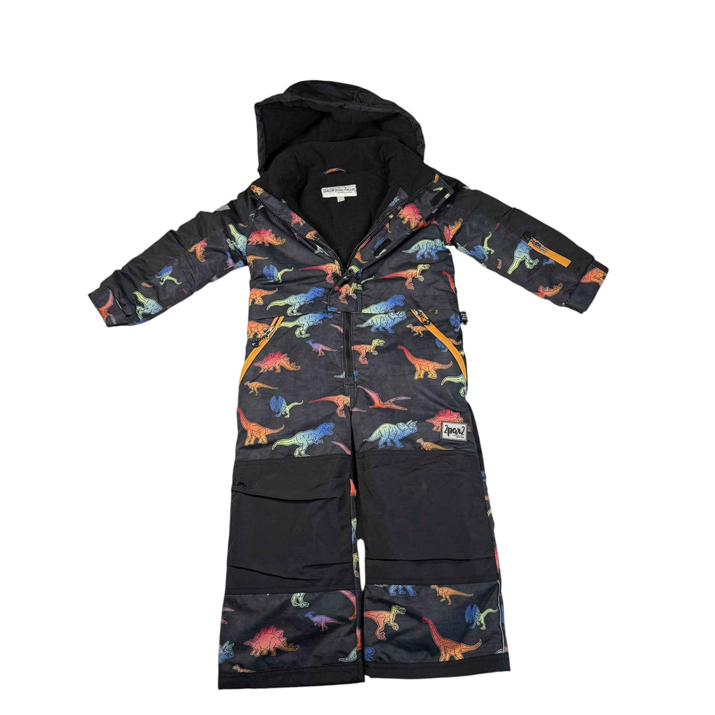 Deux par Deux Dinosaur One-Piece Play Snowsuit Size 4T