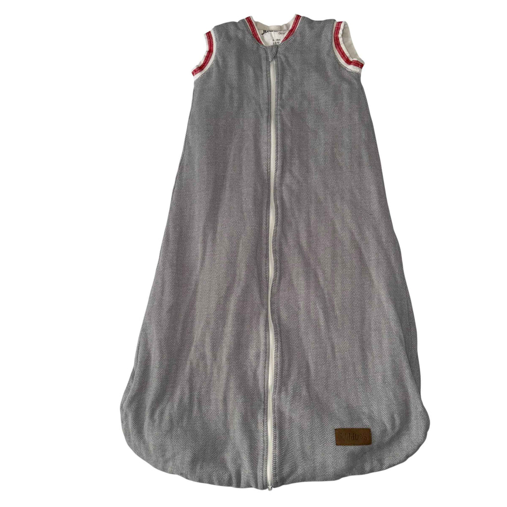 Juddlies Designs Cottage Collection Dream Sleep Sack – Gray Herringbone (6-18 Months, 2.5 TOG) - Ready Kids Canada